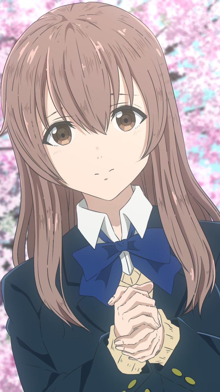 Handy-Wallpaper Animes, Shouko Nishimiya kostenlos herunterladen.