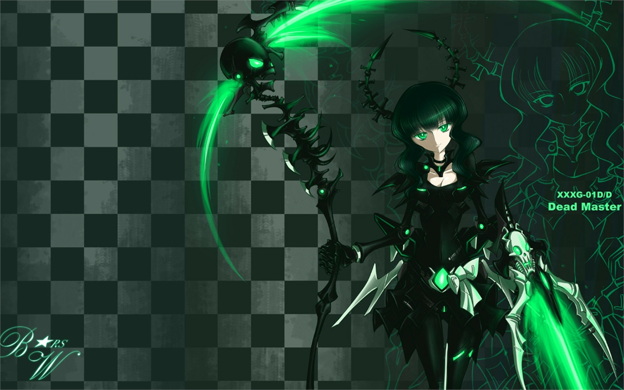 Téléchargez des papiers peints mobile Black Rock Shooter, Animé, Maître Mort (Black Rock Shooter) gratuitement.