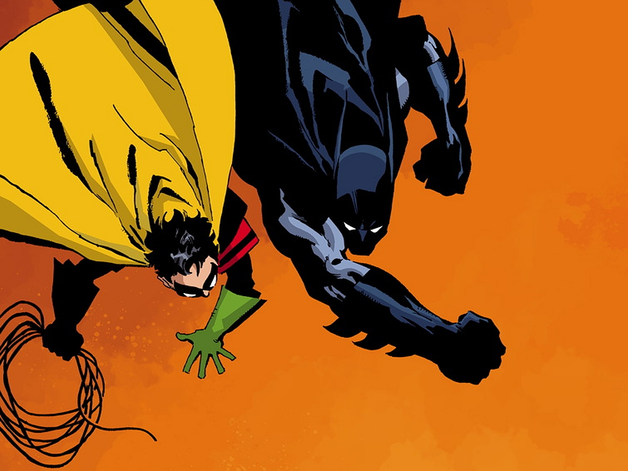 comics, batman: dark victory, batman, robin (dc comics)