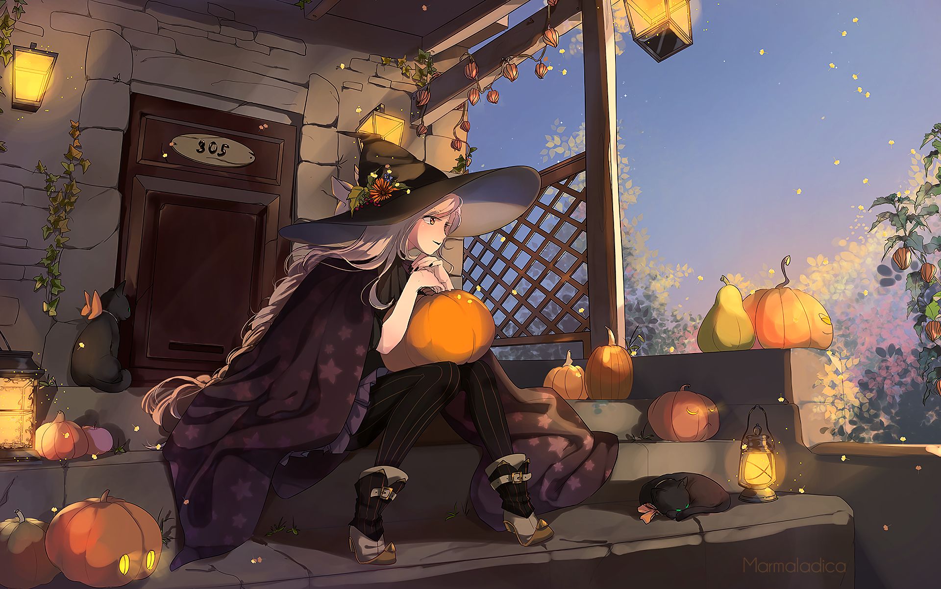 Téléchargez gratuitement l'image Halloween, Citrouille, Original, Animé sur le bureau de votre PC