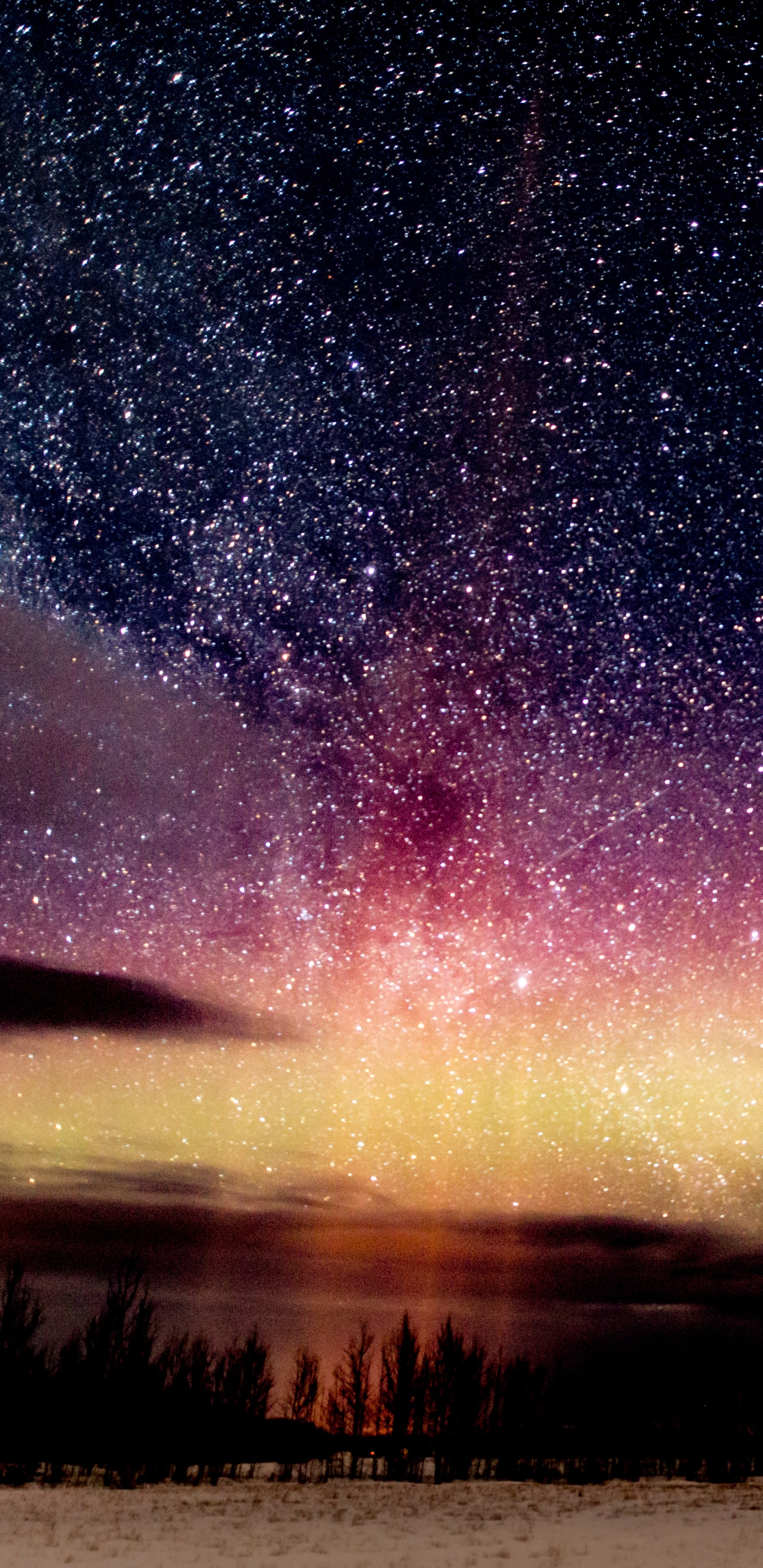 Download mobile wallpaper Nature, Sky, Stars, Night, Starry Sky, Earth, Aurora Borealis for free.