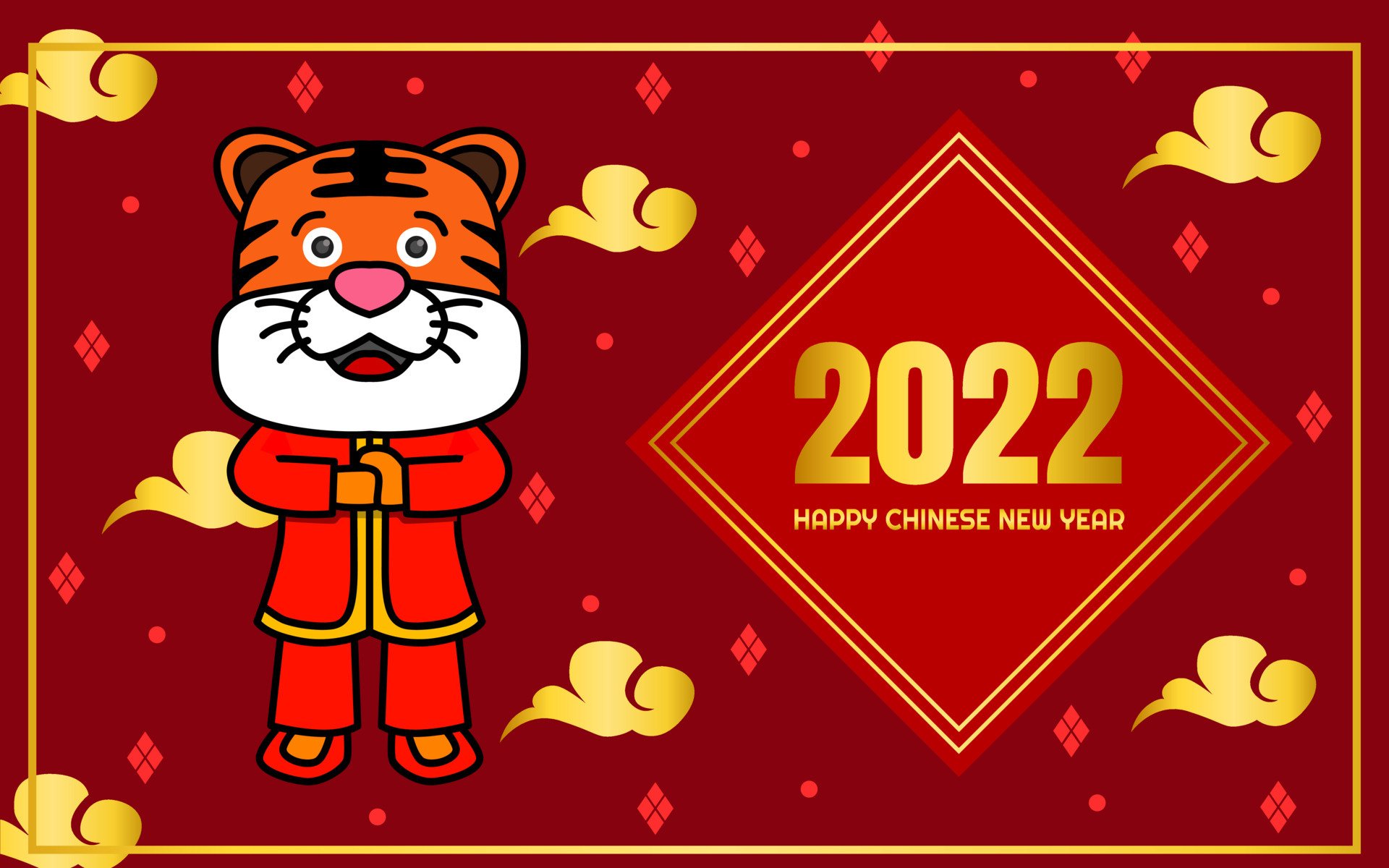 1058124 скачать обои праздничные, китайский новый год, год тигра - заставки и картинки бесплатно