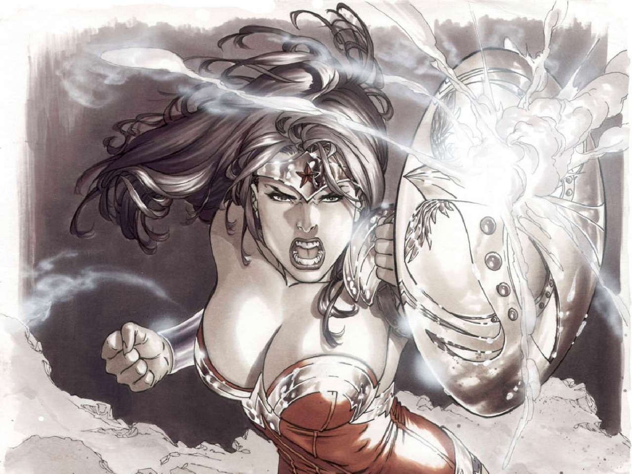 Téléchargez des papiers peints mobile Wonder Woman, Bande Dessinées gratuitement.