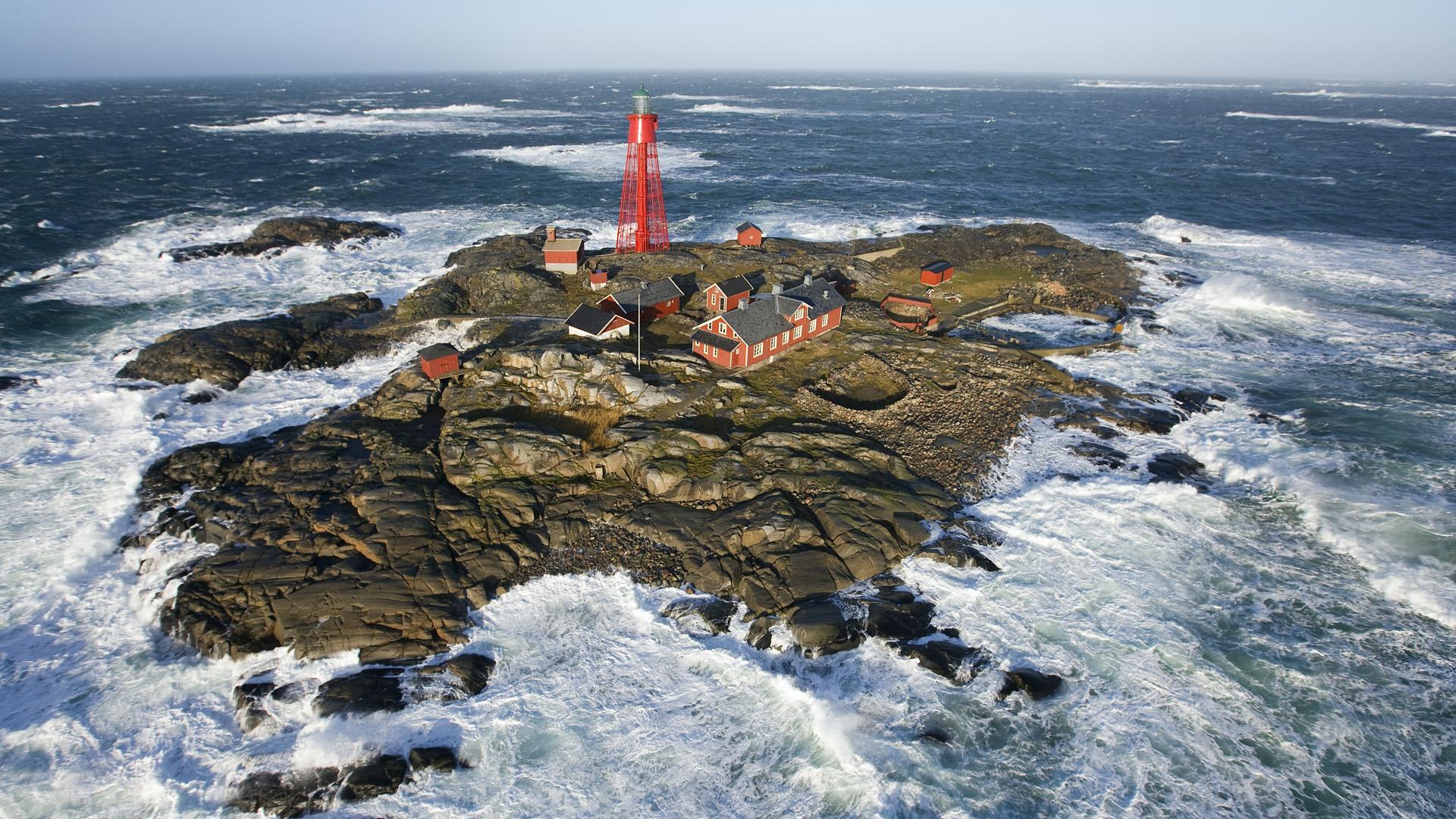 lighthouses, landscape, sea cellphone