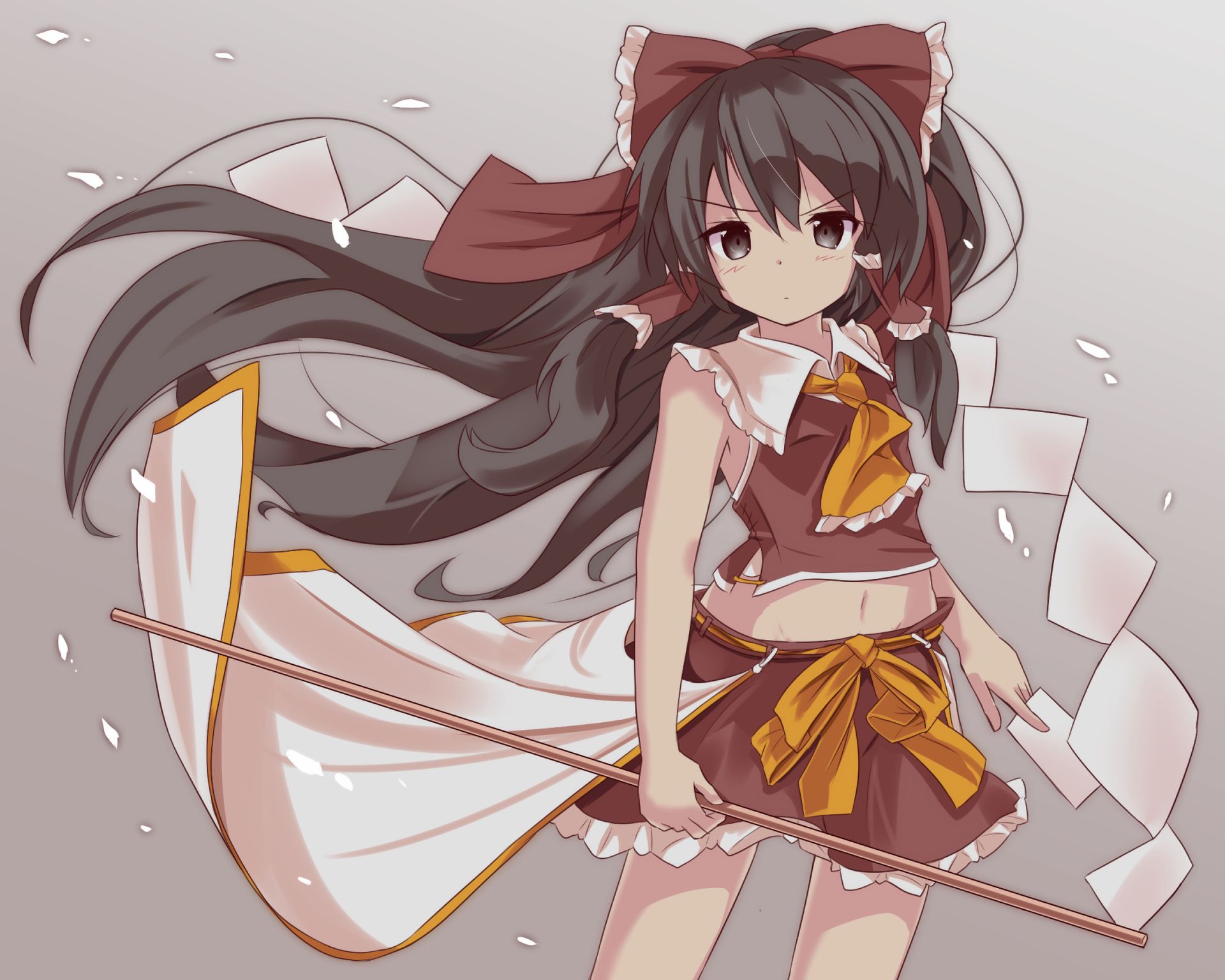 Handy-Wallpaper Animes, Tuhu, Reimu Hakurei kostenlos herunterladen.