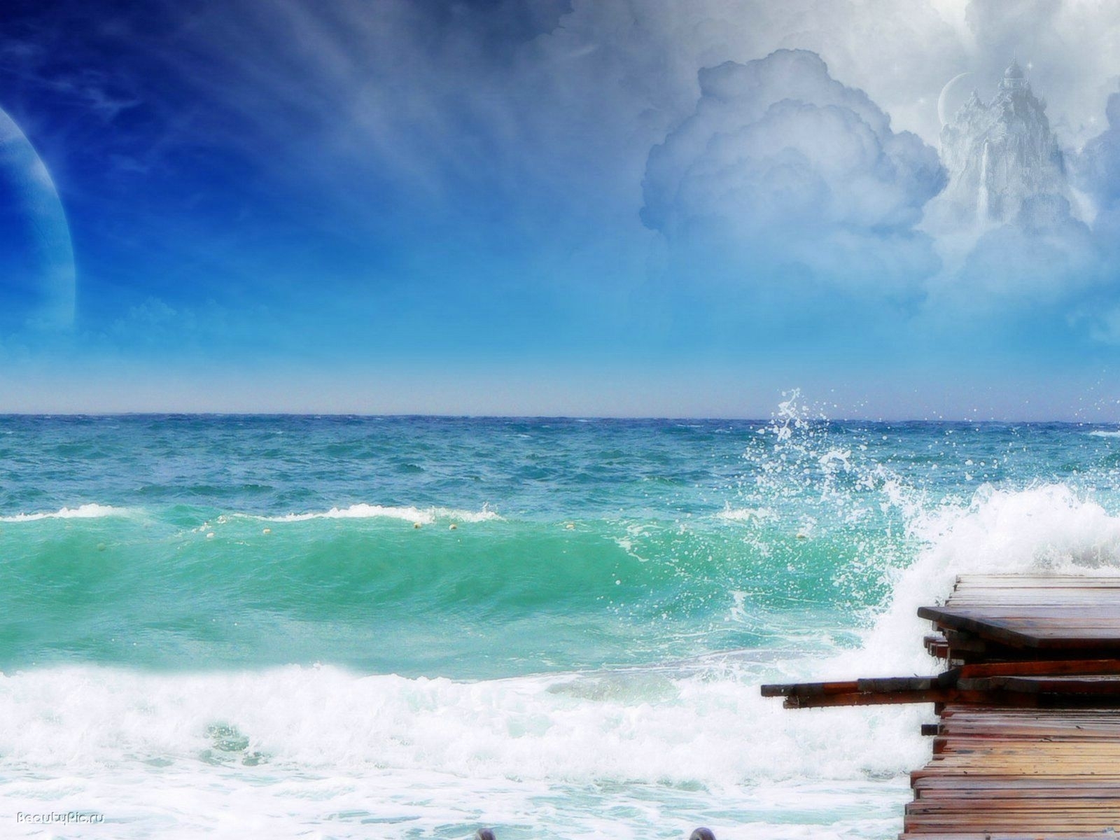 Free download wallpaper Landscape, Water, Sky, Sea on your PC desktop