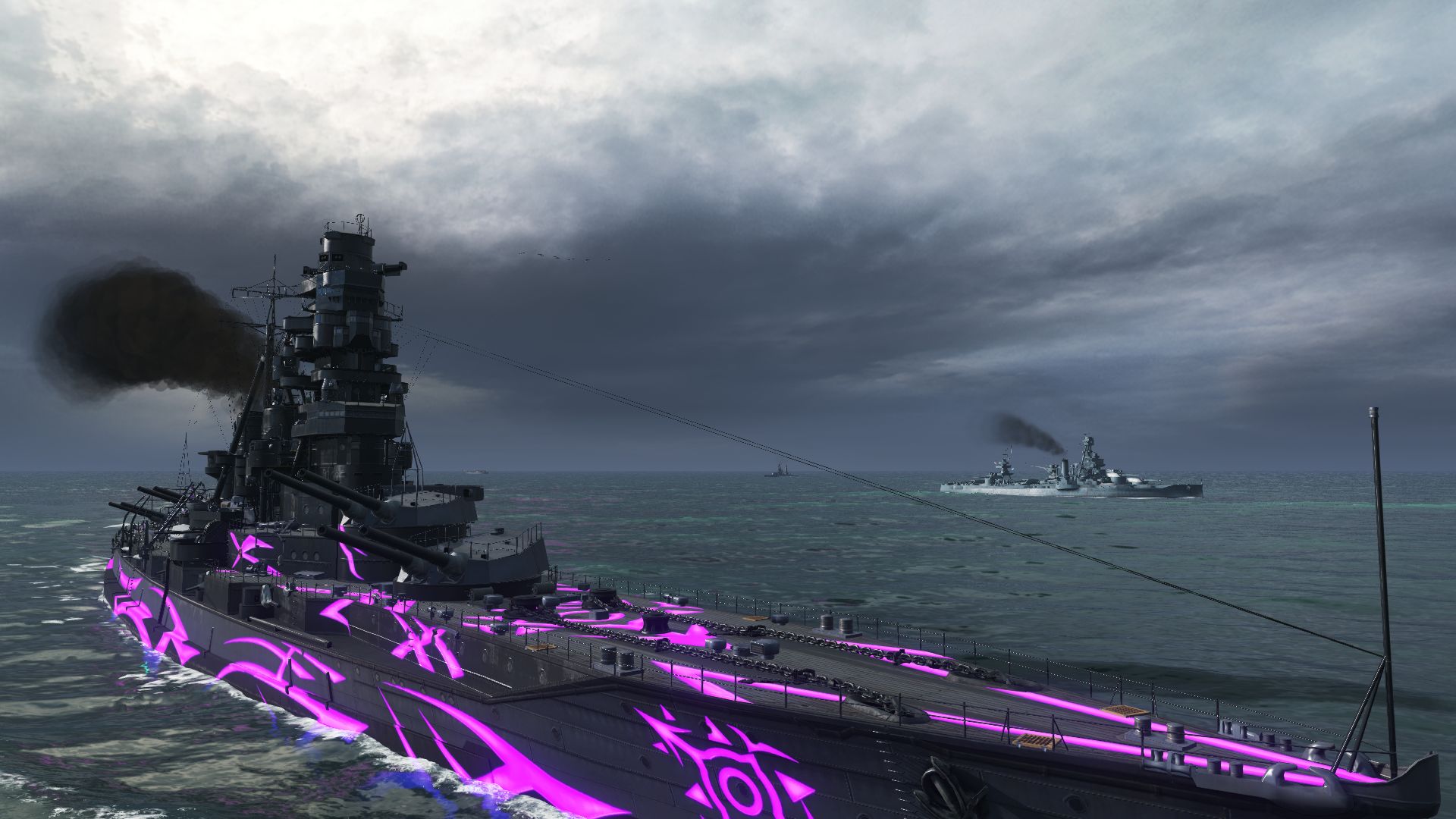 Handy-Wallpaper Computerspiele, World Of Warships, Japanisches Schlachtschiff Kongō, Kriegsschiffe kostenlos herunterladen.