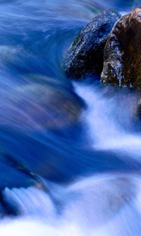 Скачати мобільні шпалери Вода, Земля, Потік безкоштовно.