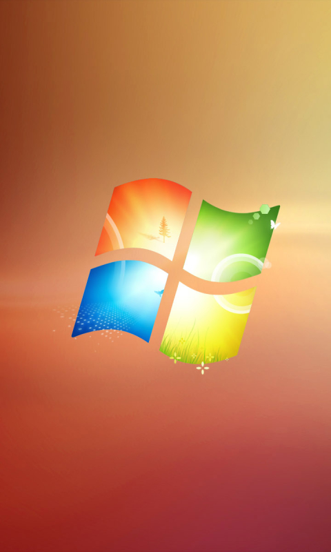 Handy-Wallpaper Microsoft, Fenster, Technologie, Logo, Windows 7 kostenlos herunterladen.