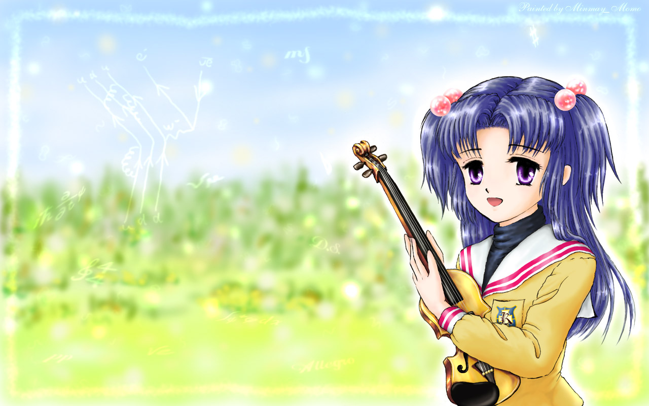 Free download wallpaper Clannad, Kotomi Ichinose, Anime on your PC desktop