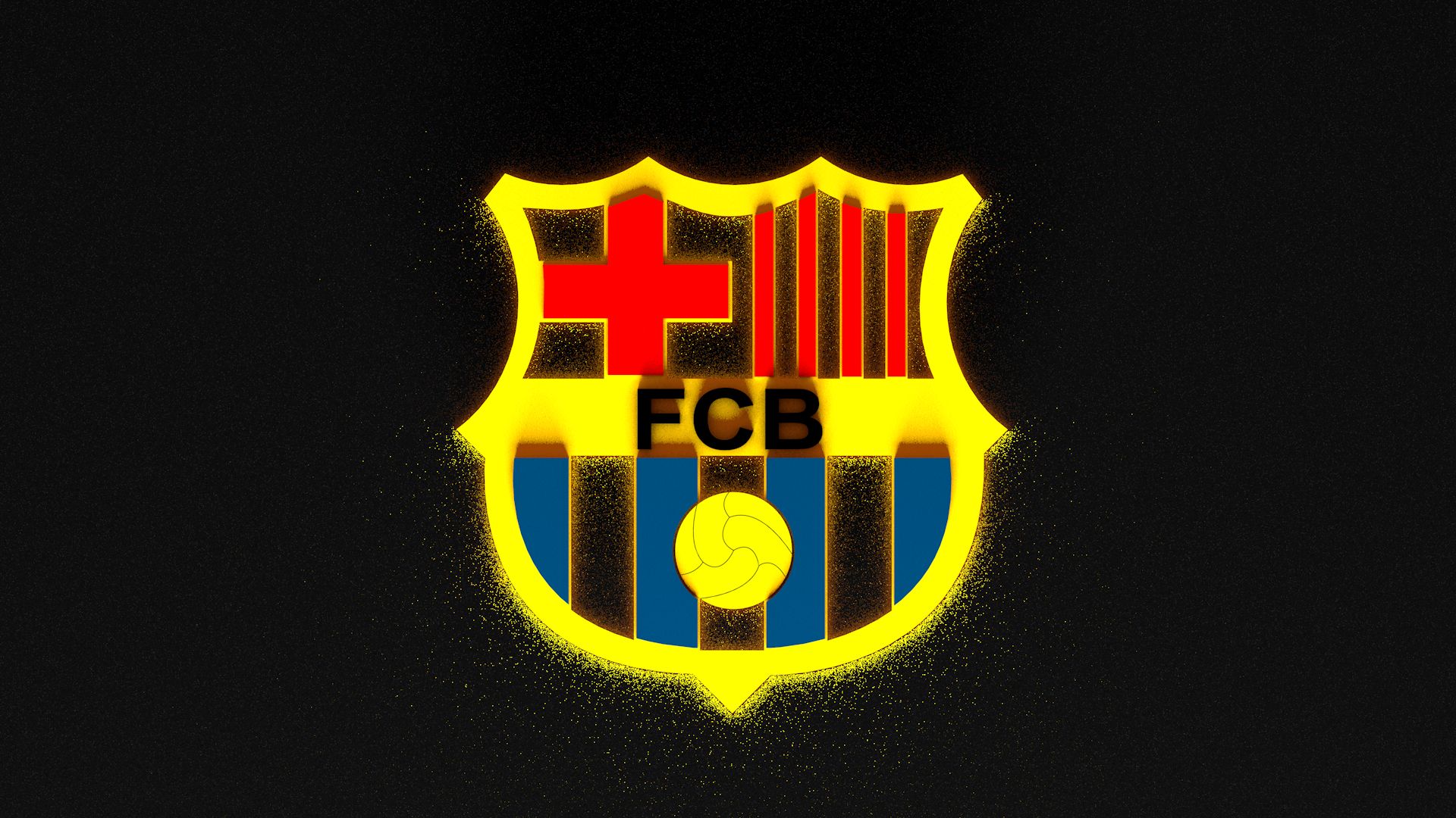 Baixar papel de parede para celular de Esportes, Futebol, 3D, Logotipo, Cgi, Fc Barcelona gratuito.