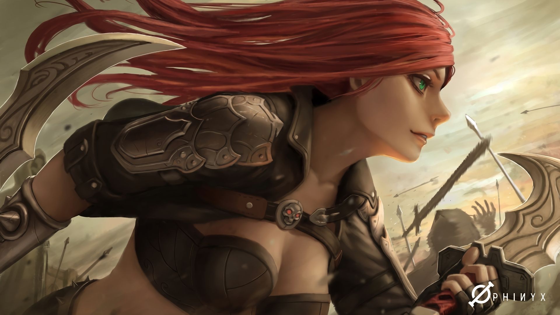 Baixar papel de parede para celular de Katarina (Liga Das Lendas), League Of Legends, Videogame gratuito.