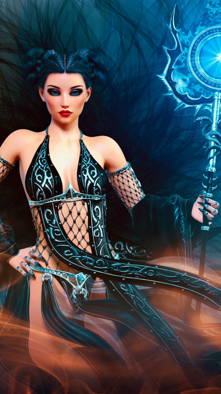 Download mobile wallpaper Fantasy, Women, Sorceress for free.