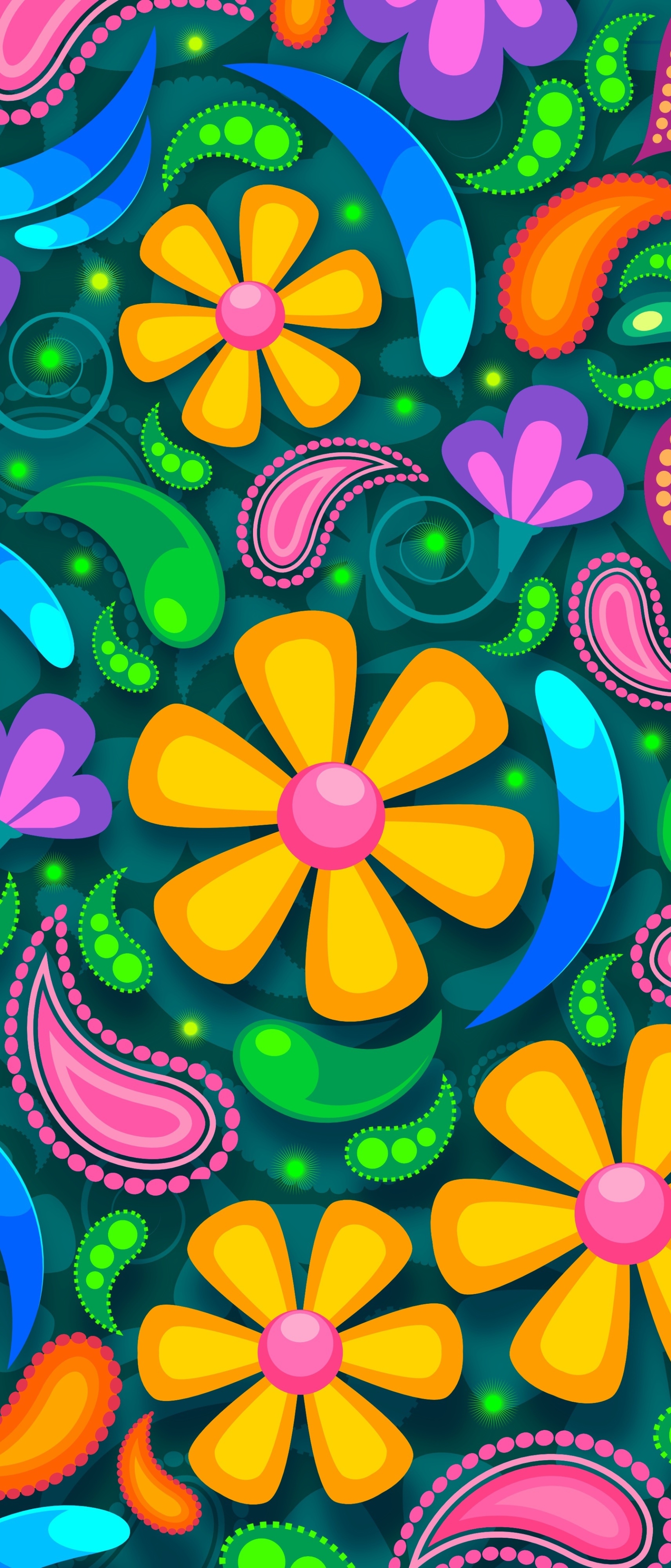 Descarga gratuita de fondo de pantalla para móvil de Flores, Flor, Colores, Vistoso, Artístico.