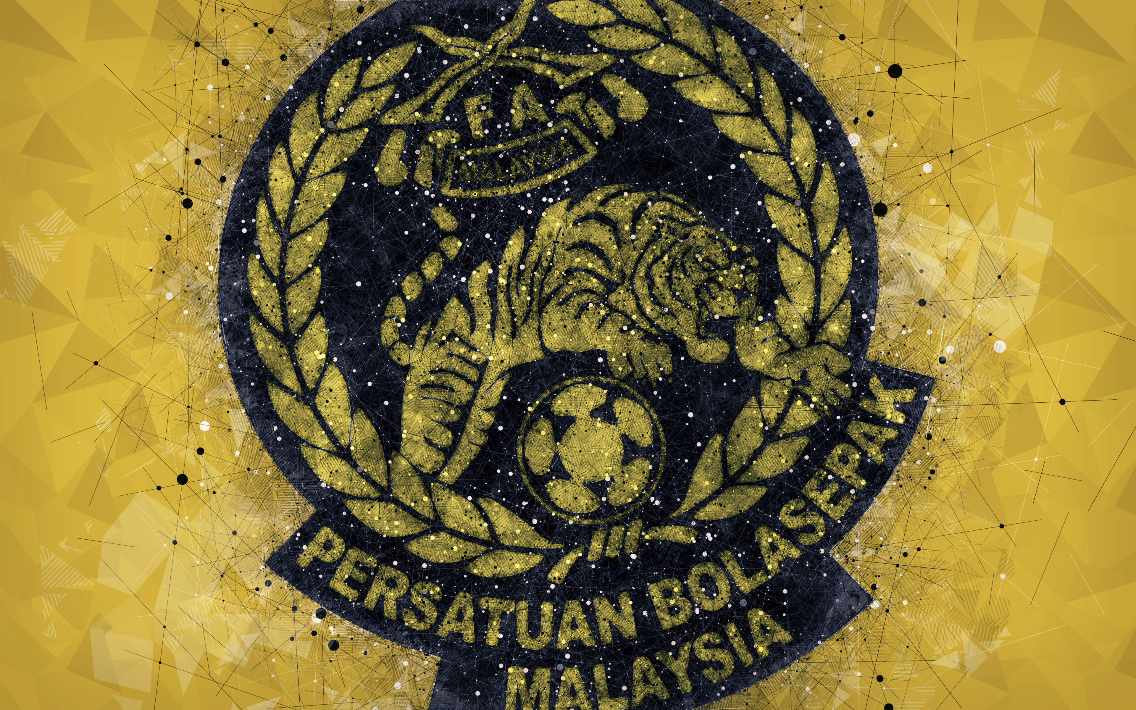 Baixar papel de parede para celular de Esportes, Futebol, Logotipo, Malásia, Emblema, Seleção Da Malásia De Futebol gratuito.