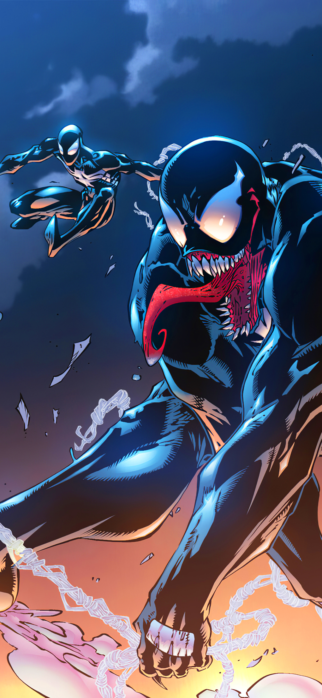 Baixar papel de parede para celular de Homem Aranha, História Em Quadrinhos, Venom gratuito.