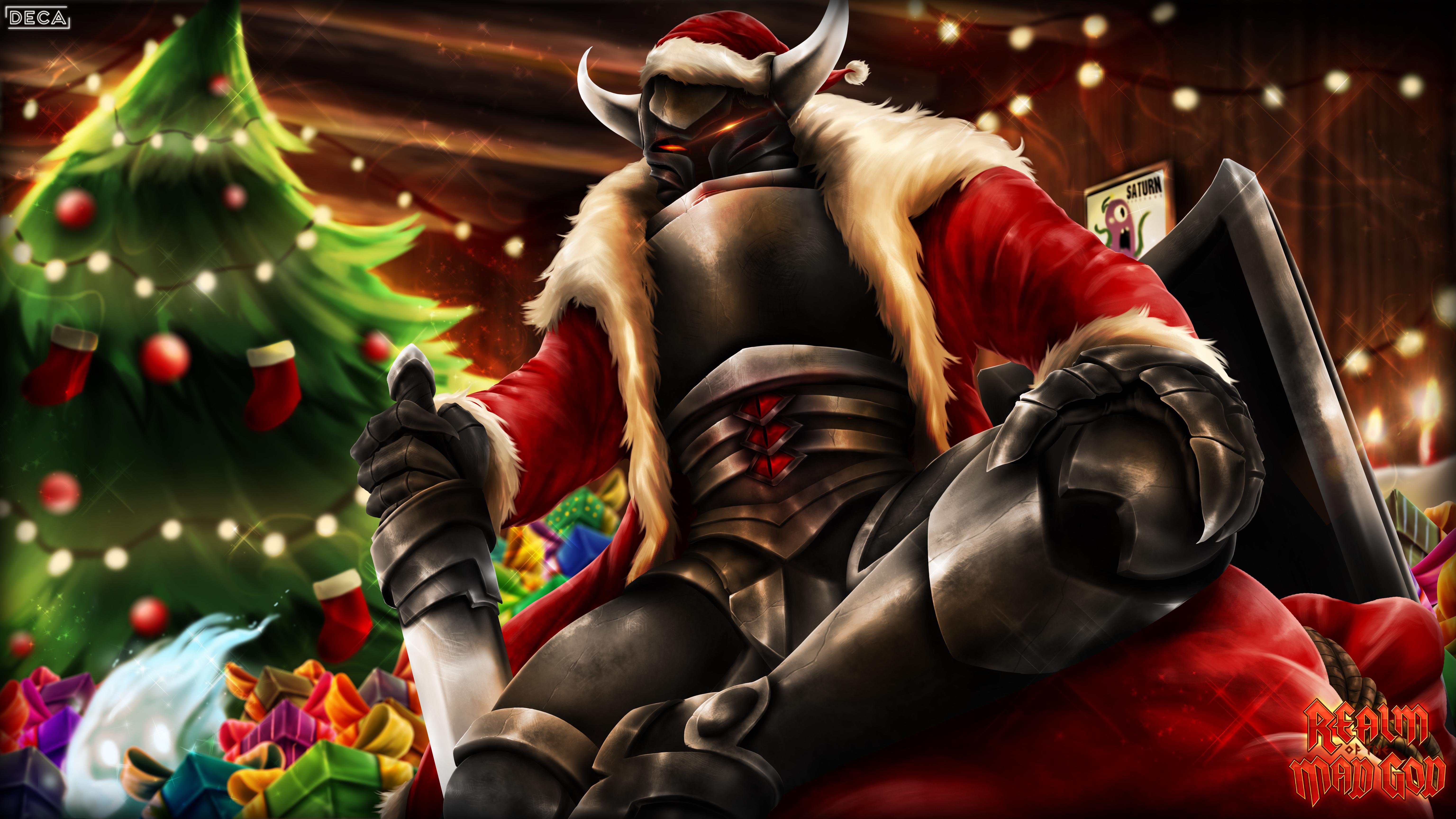 Download mobile wallpaper Christmas, Video Game, Realm Of The Mad God for free.