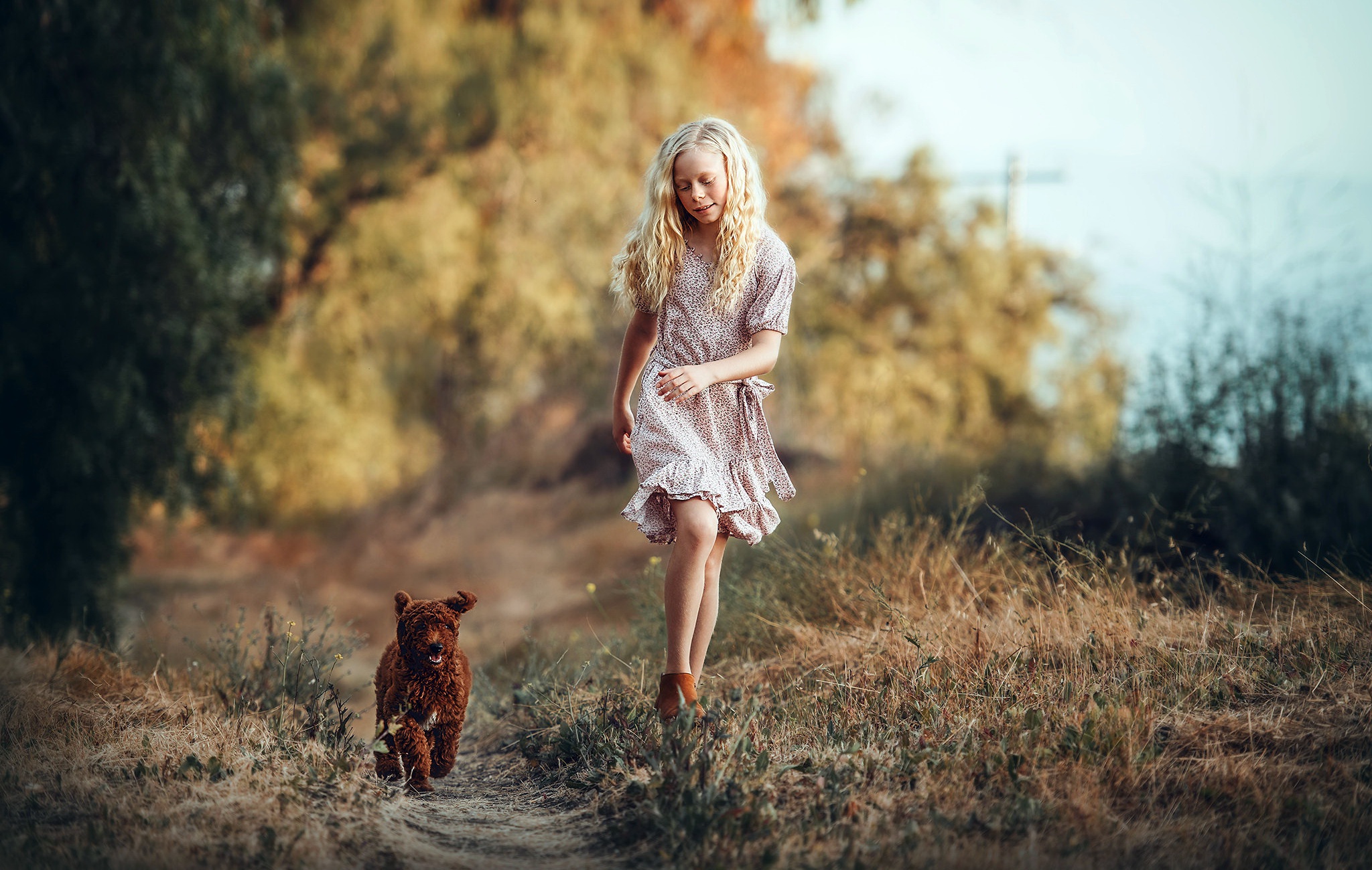 Free download wallpaper Dog, Child, Photography on your PC desktop