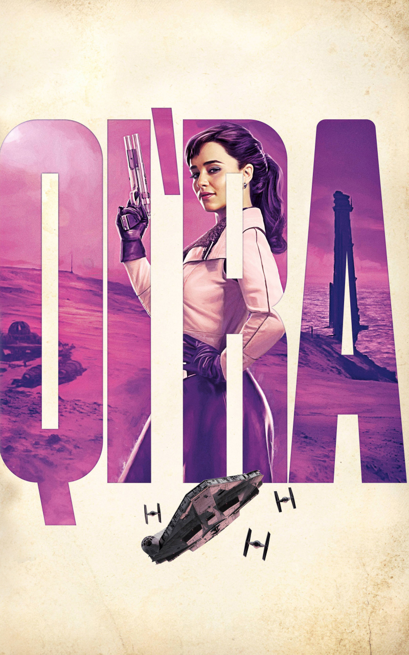 Handy-Wallpaper Filme, Krieg Der Sterne, Qira (Star Wars), Solo: A Star Wars Story kostenlos herunterladen.