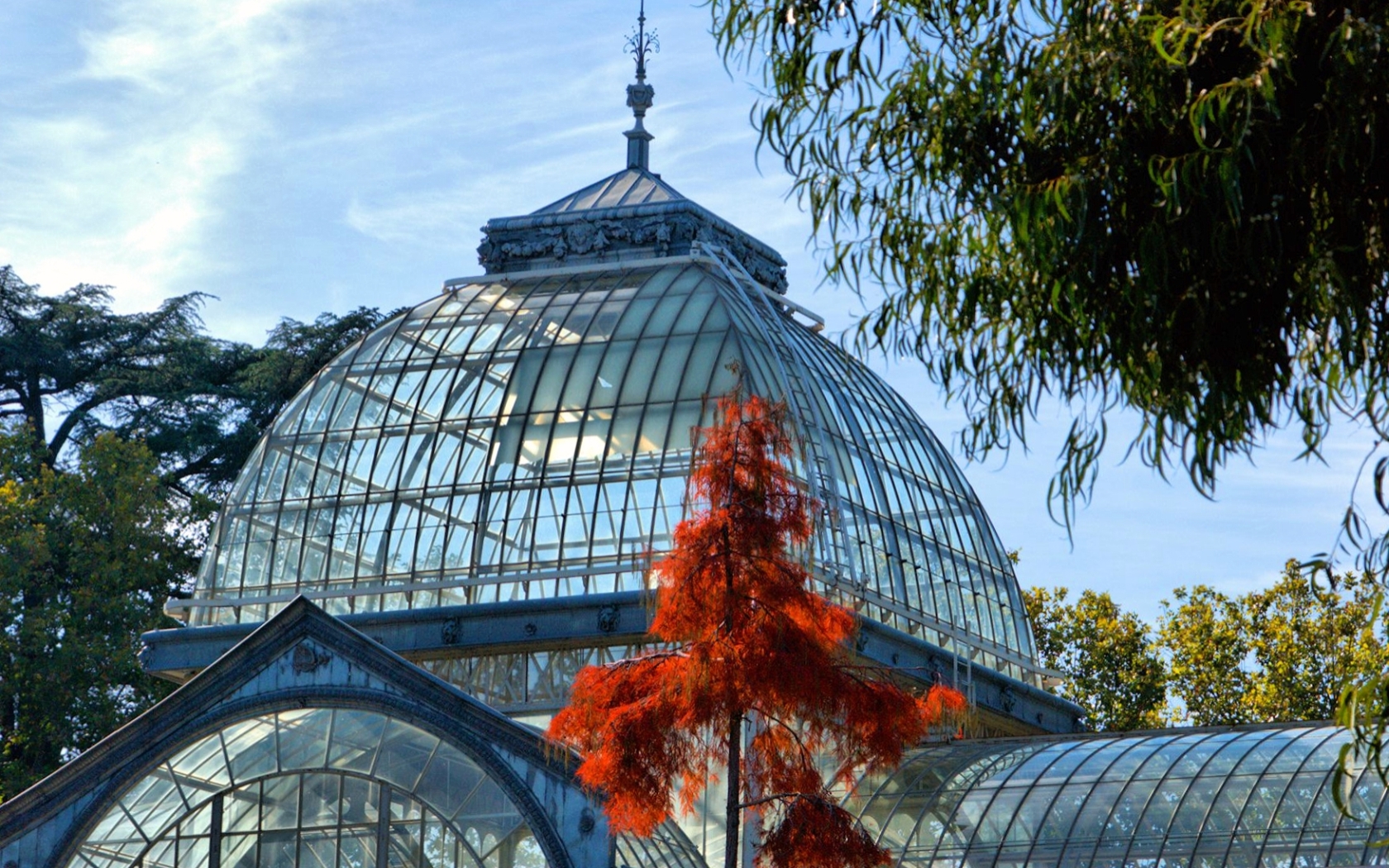 Handy-Wallpaper Menschengemacht, Palacio De Cristal kostenlos herunterladen.