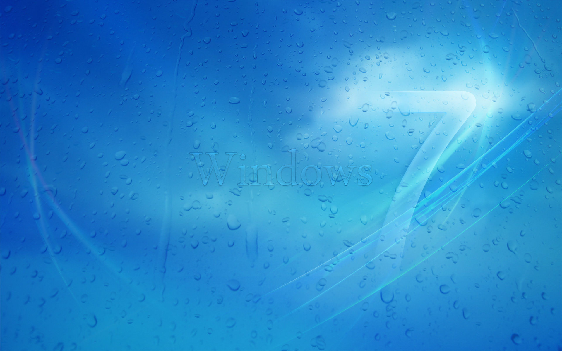 windows, brands, background, blue HD for desktop 1080p