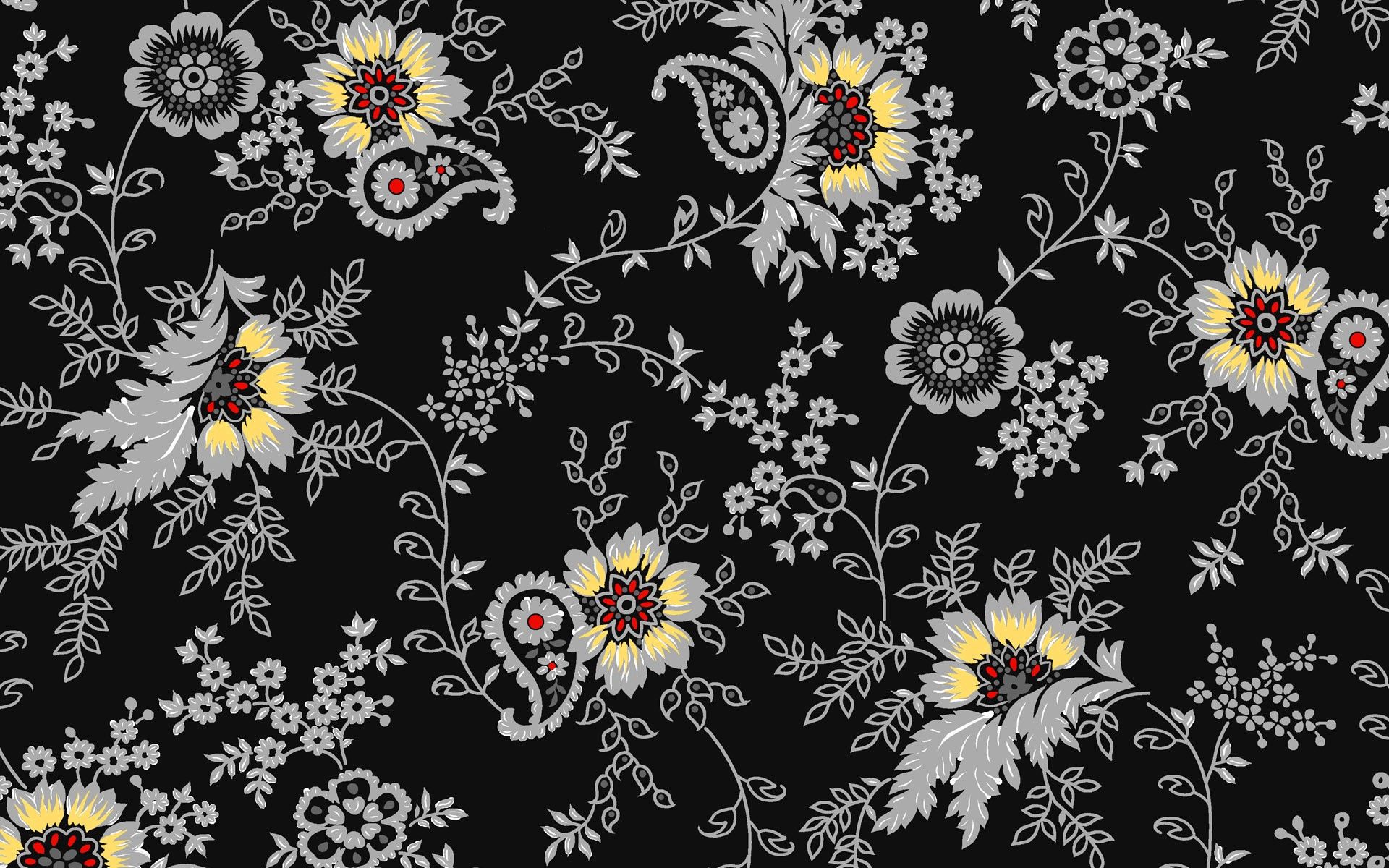 Free HD patterns, background, texture, textures, flowers, drawing, picture