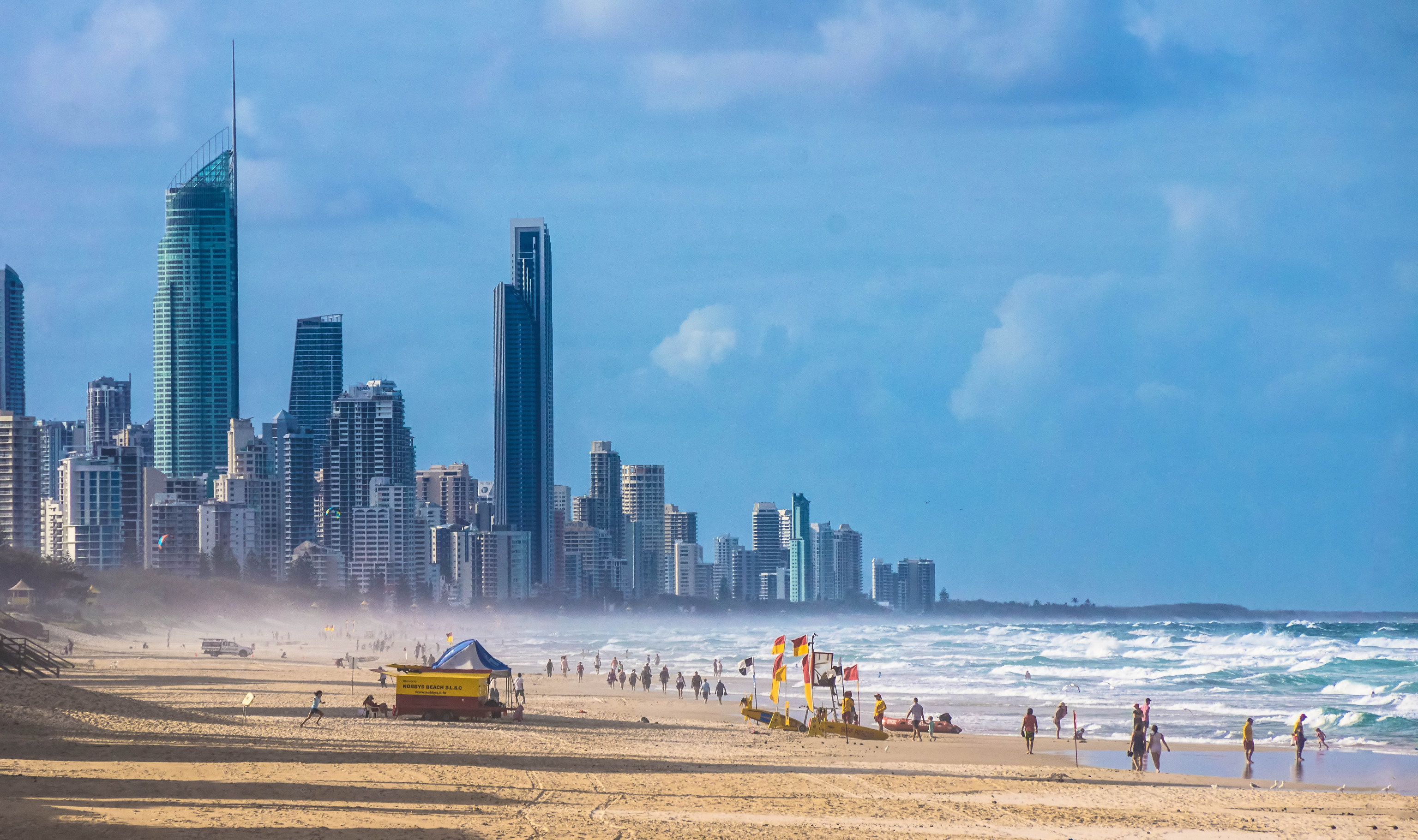 Free download wallpaper Cities, Man Made, Gold Coast on your PC desktop