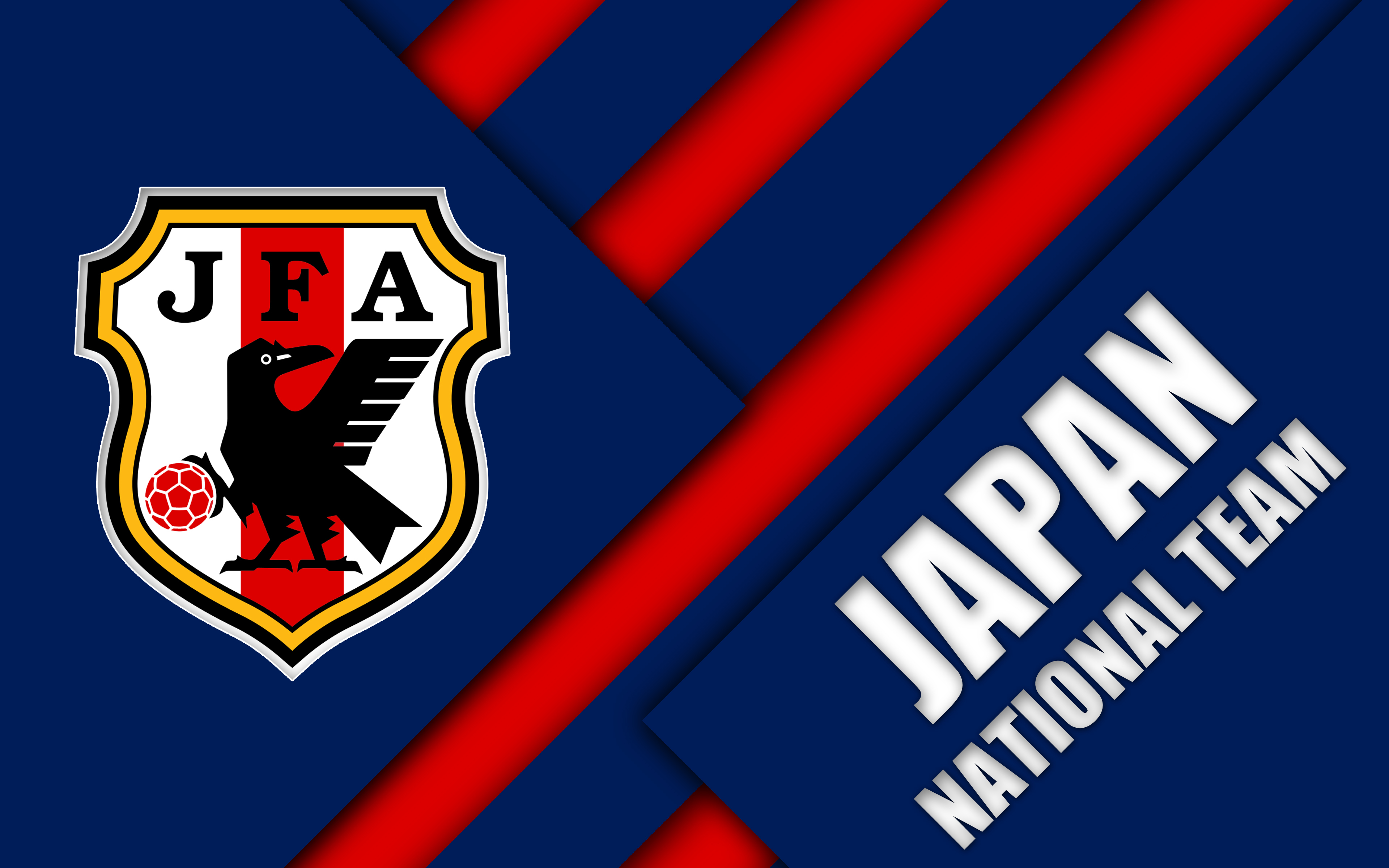 Descarga gratuita de fondo de pantalla para móvil de Fútbol, Japón, Logo, Emblema, Deporte, Selección De Fútbol De Japón.