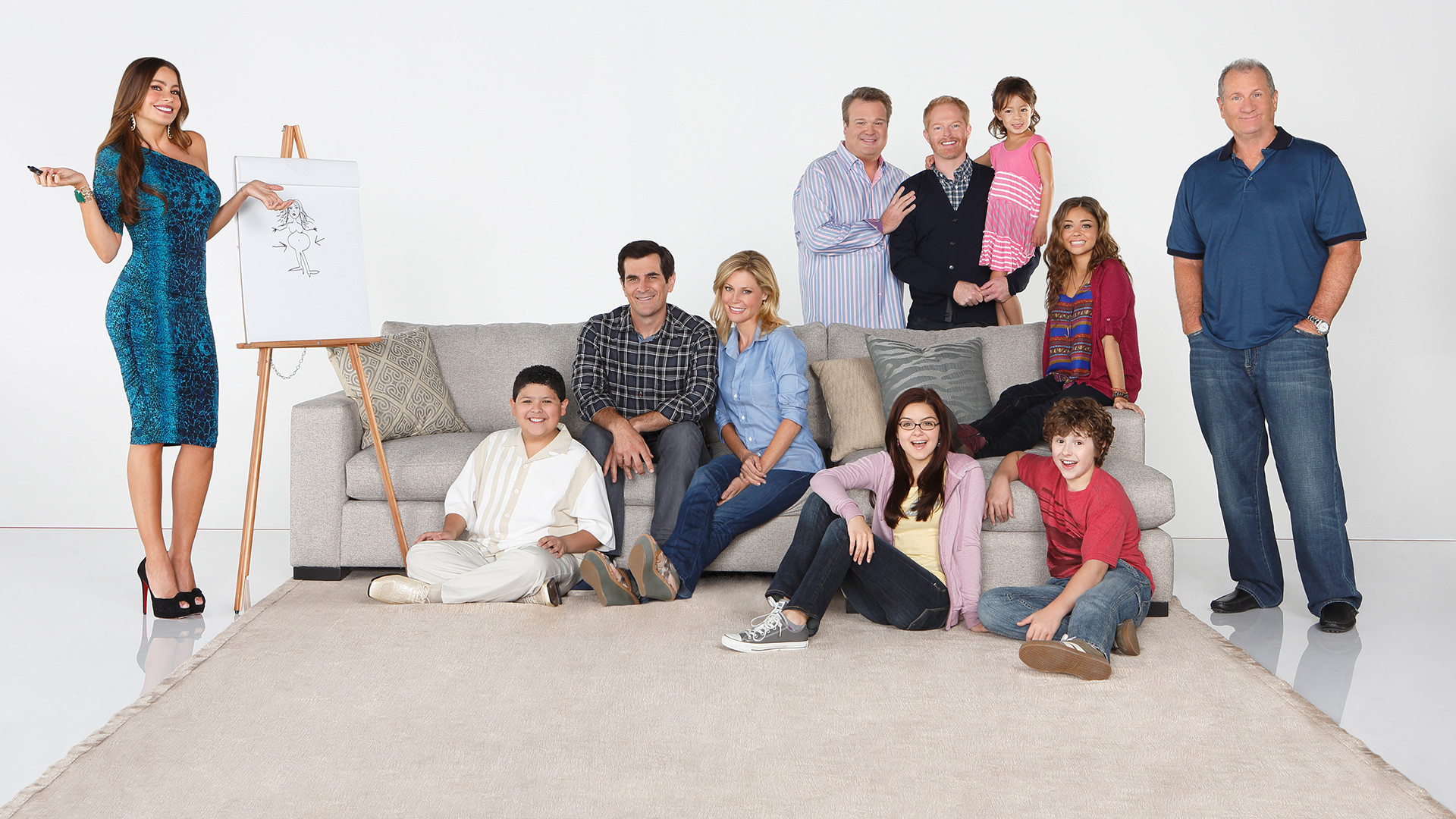 Baixe gratuitamente a imagem Programa De Tv, Família Moderna na área de trabalho do seu PC