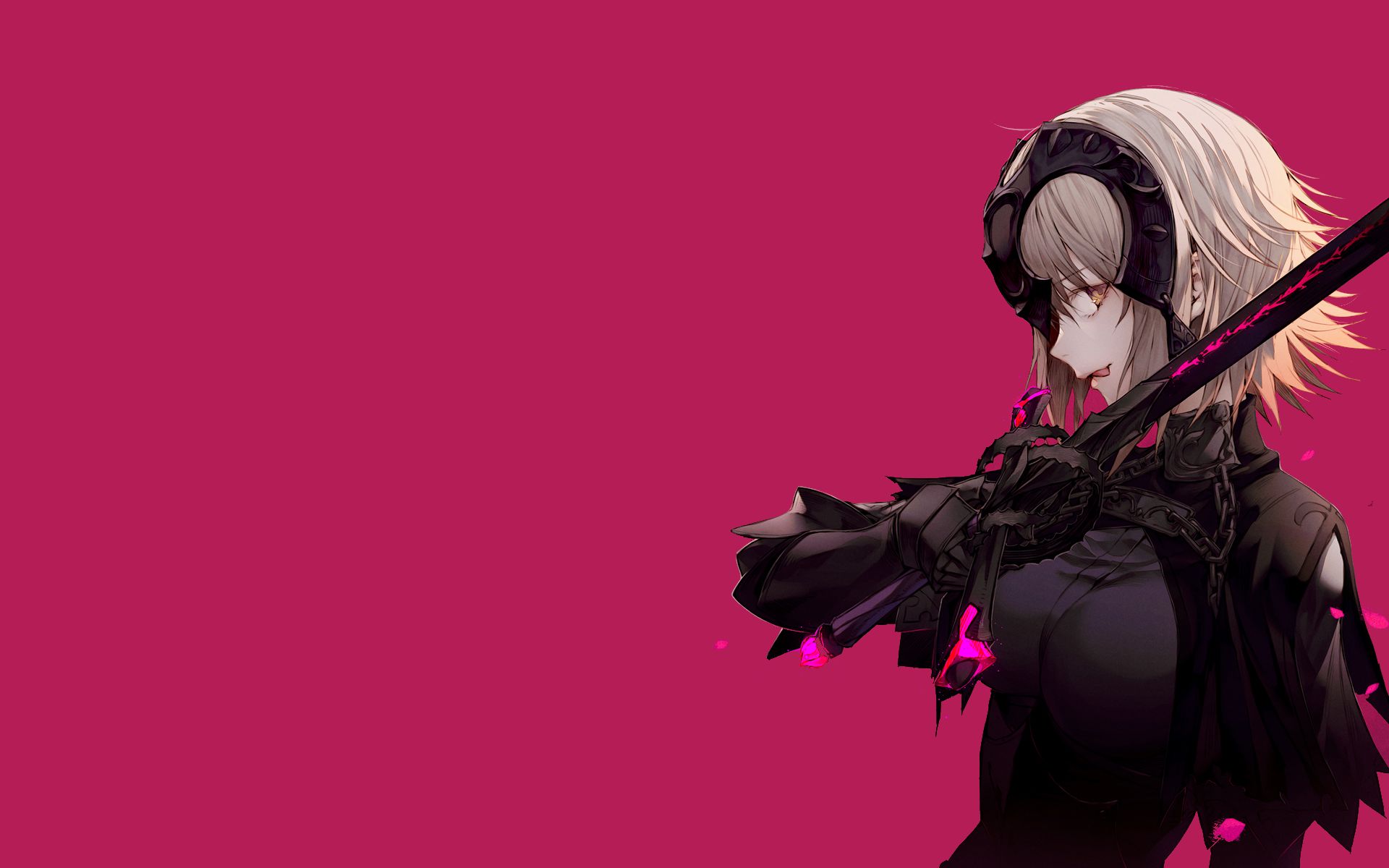 Handy-Wallpaper Animes, Fate/grand Order, Jeanne D’Arc Alter, Rächer (Schicksal/grand Order), Schicksalsserie kostenlos herunterladen.