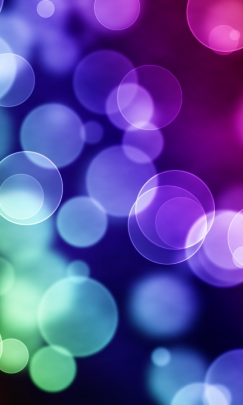 Download mobile wallpaper Rainbow, Colors, Colorful, Gradient, Circle, Artistic, Bubble for free.