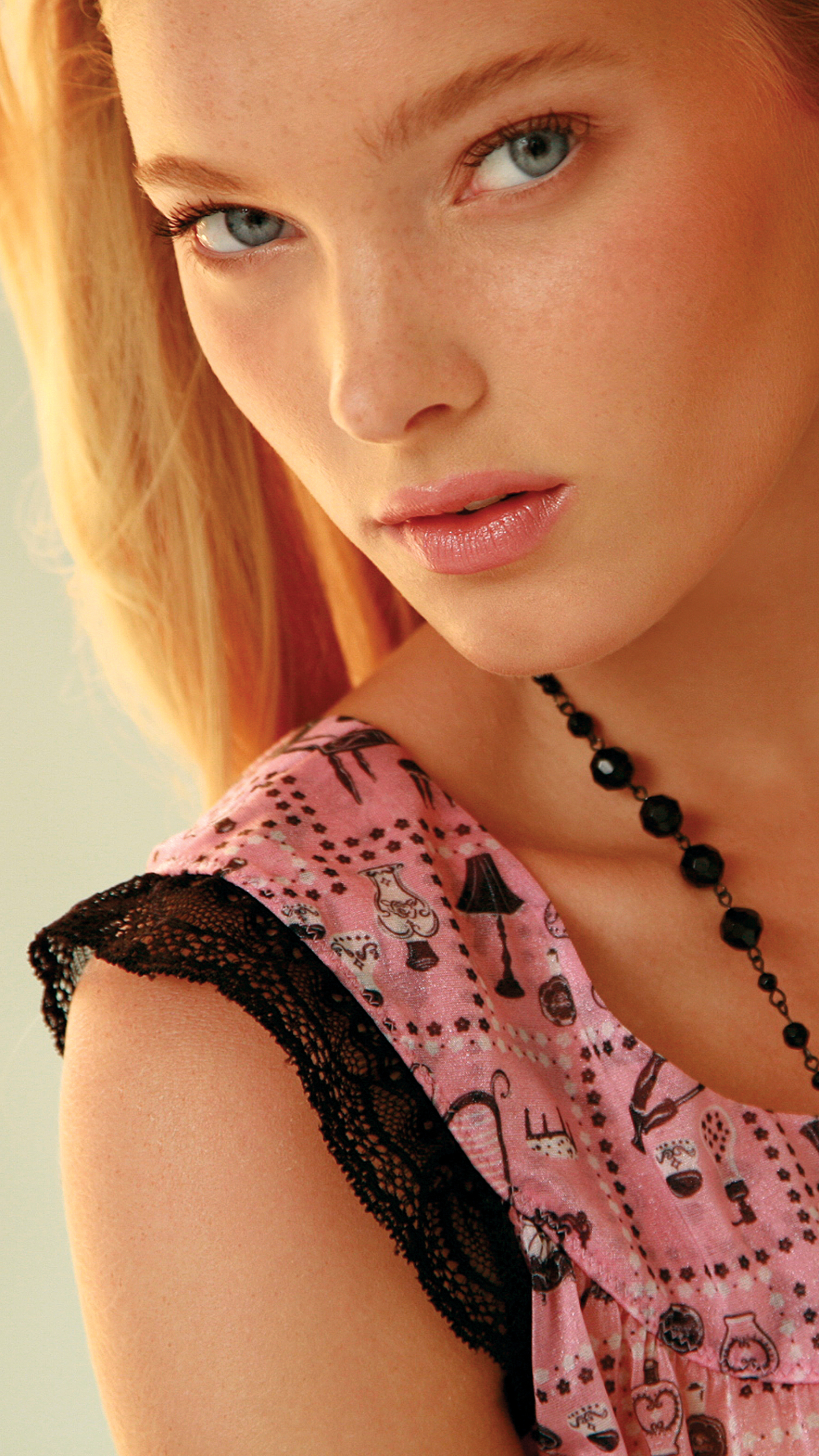 Download mobile wallpaper Blonde, Model, Blue Eyes, Celebrity, Elsa Hosk, Swedish for free.
