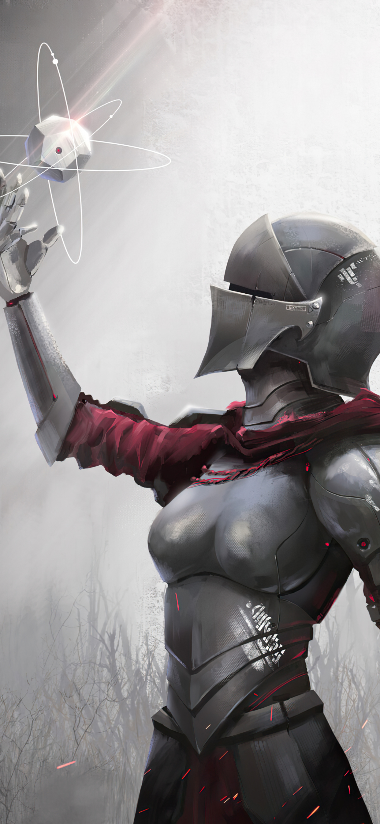 Download mobile wallpaper Fantasy, Knight, Armor, Woman Warrior for free.