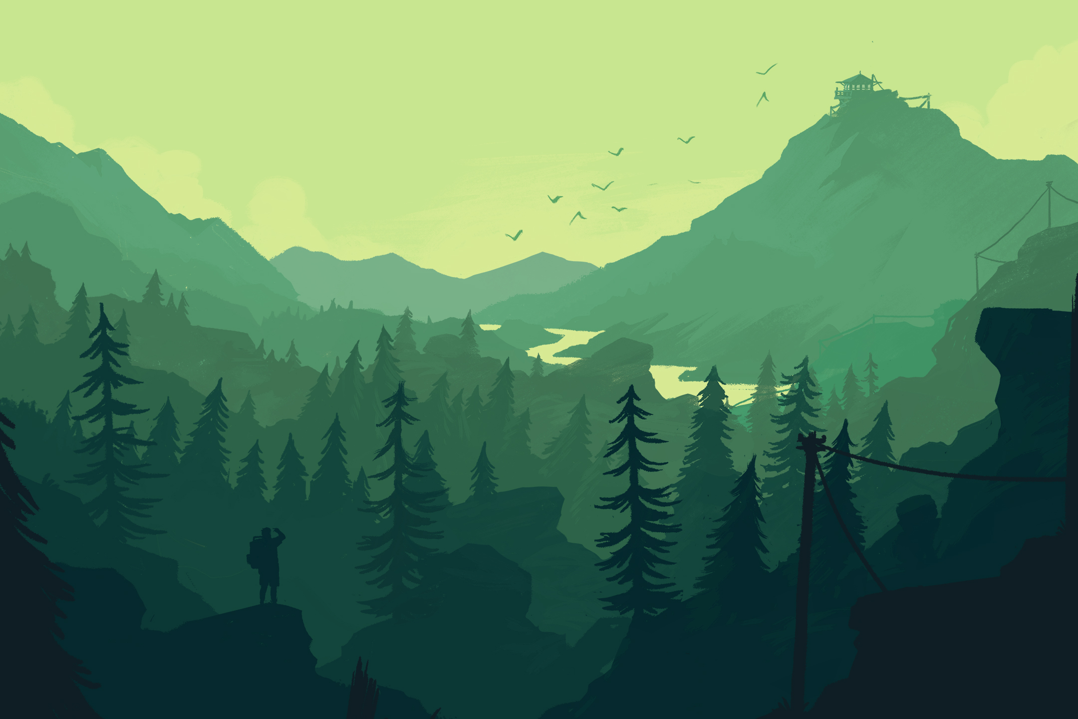 Free download wallpaper Video Game, Firewatch on your PC desktop
