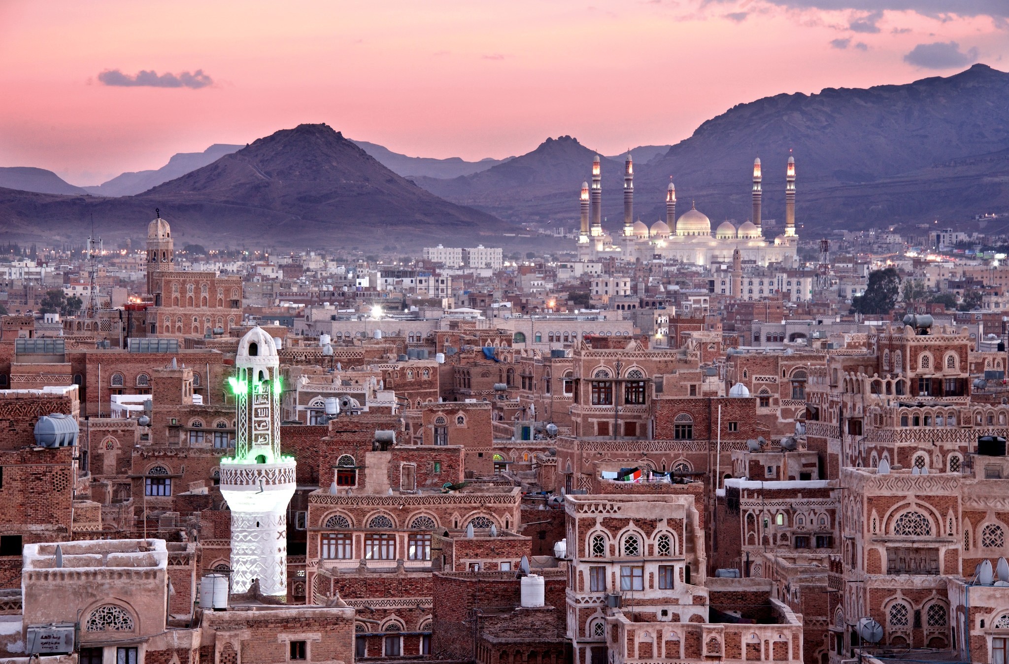 342992 descargar fondo de pantalla hecho por el hombre, saná, mezquita al saleh, alminar, yemen, ciudades: protectores de pantalla e imágenes gratis