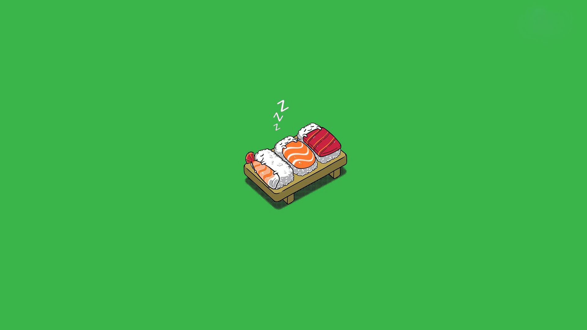 Handy-Wallpaper Humor, Sushi kostenlos herunterladen.
