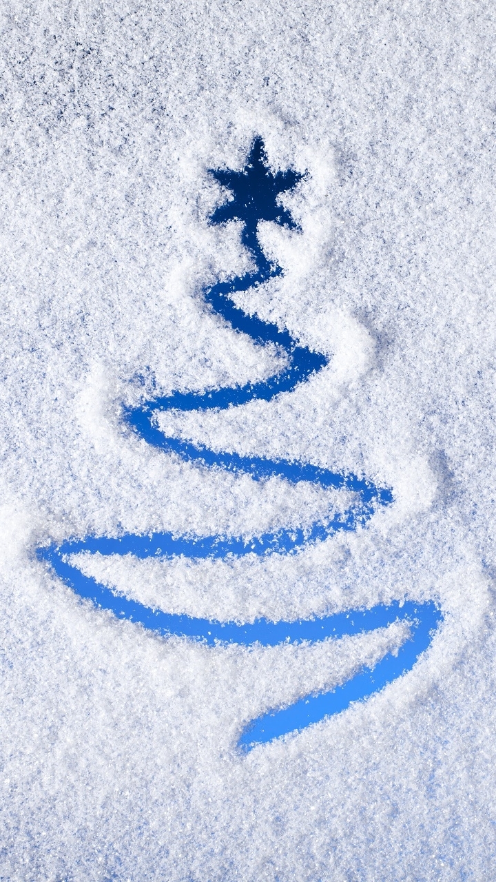 Handy-Wallpaper Feiertage, Schnee, Weihnachten, Weihnachtsbaum kostenlos herunterladen.