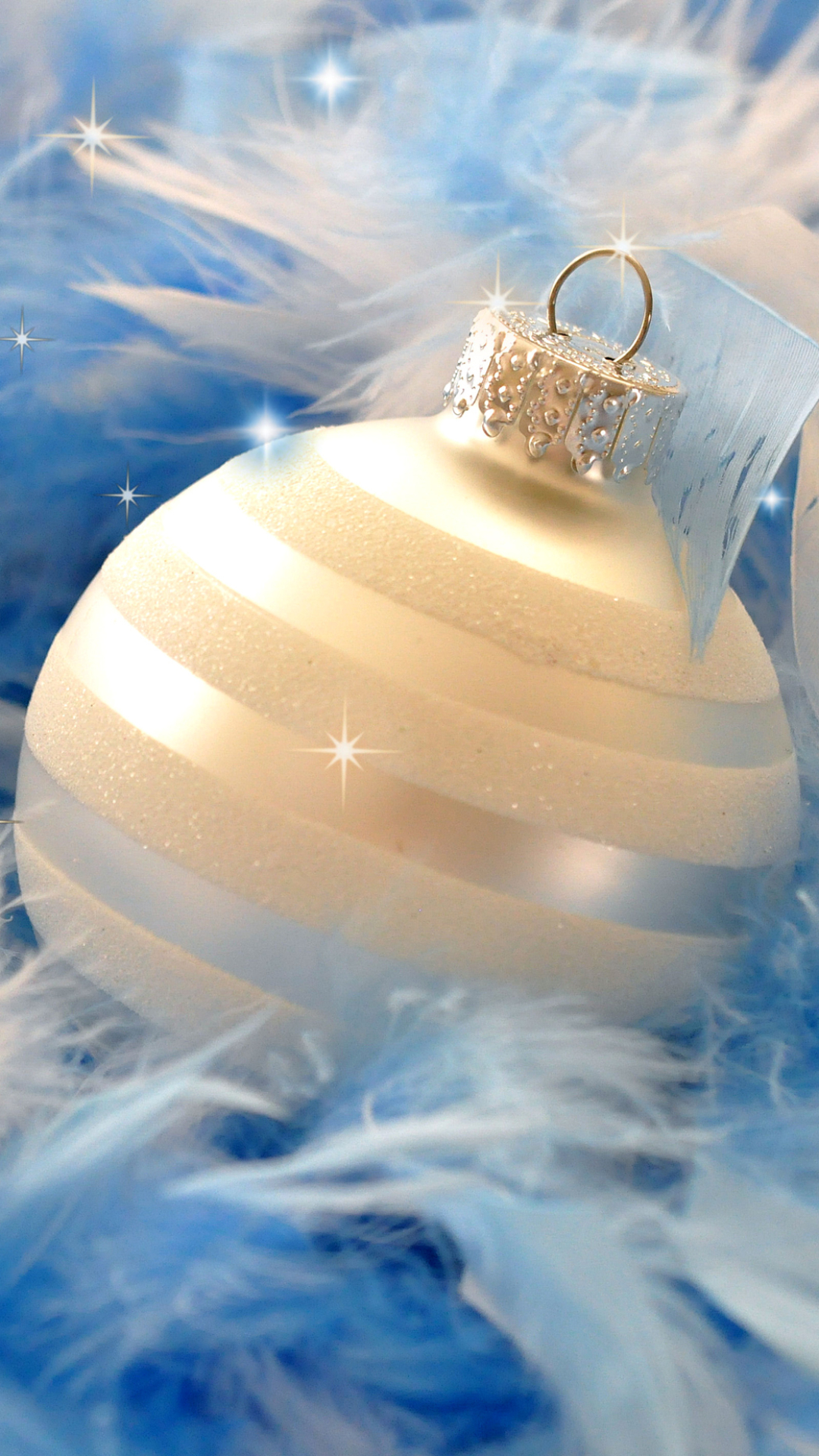 Download mobile wallpaper Feather, Christmas, Holiday, Christmas Ornaments for free.