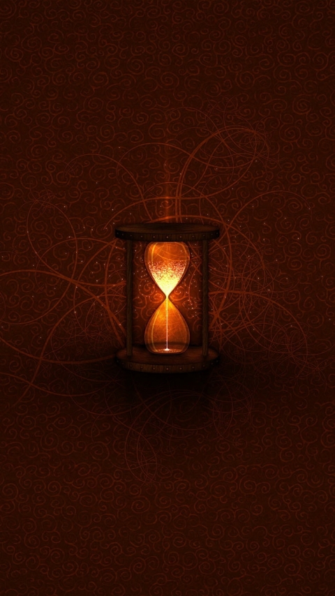 Download mobile wallpaper Drawing, Artistic, Hourglass for free.