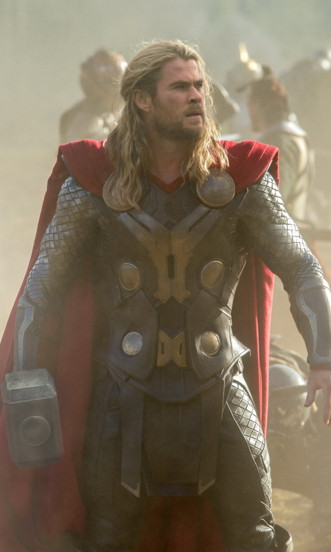 Handy-Wallpaper Filme, Thor, Chris Hemsworth, Thor The Dark Kingdom kostenlos herunterladen.