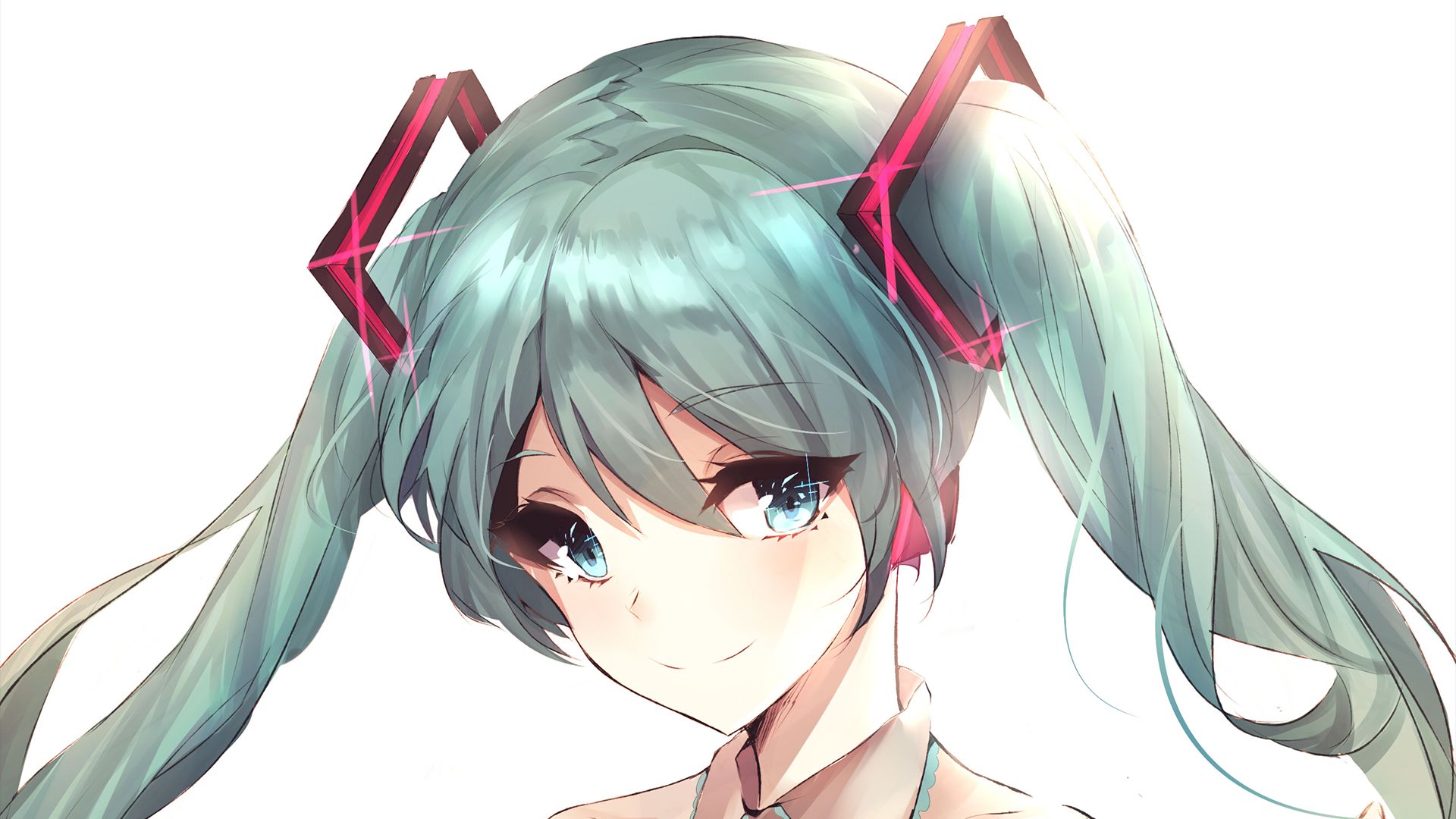 Laden Sie das Vocaloid, Blaue Augen, Blaue Haare, Hatsune Miku, Animes, Lange Haare-Bild kostenlos auf Ihren PC-Desktop herunter