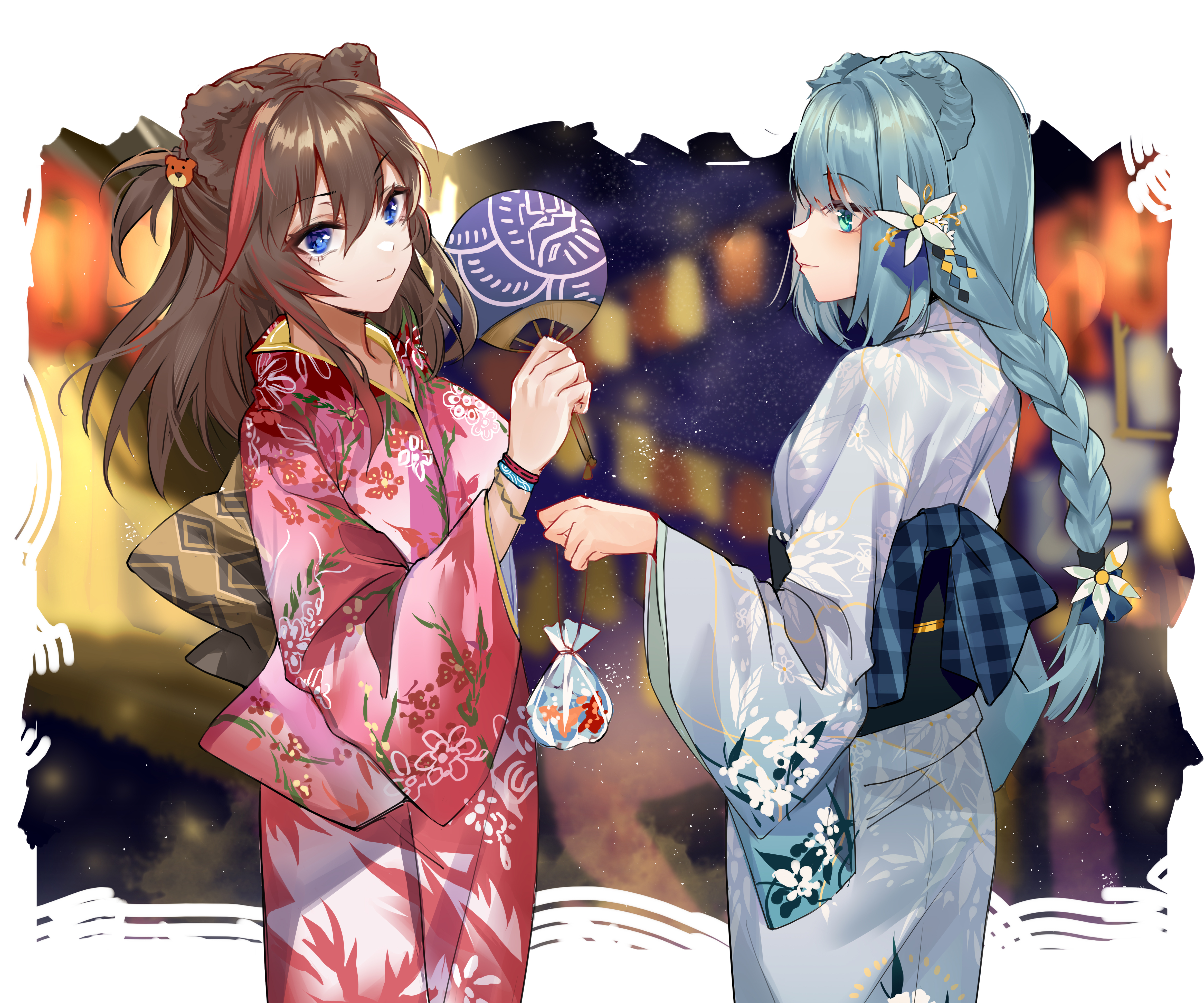 1066395 descargar imagen videojuego, arknights, istina (arknights), kimono, zima (arknights): fondos de pantalla y protectores de pantalla gratis