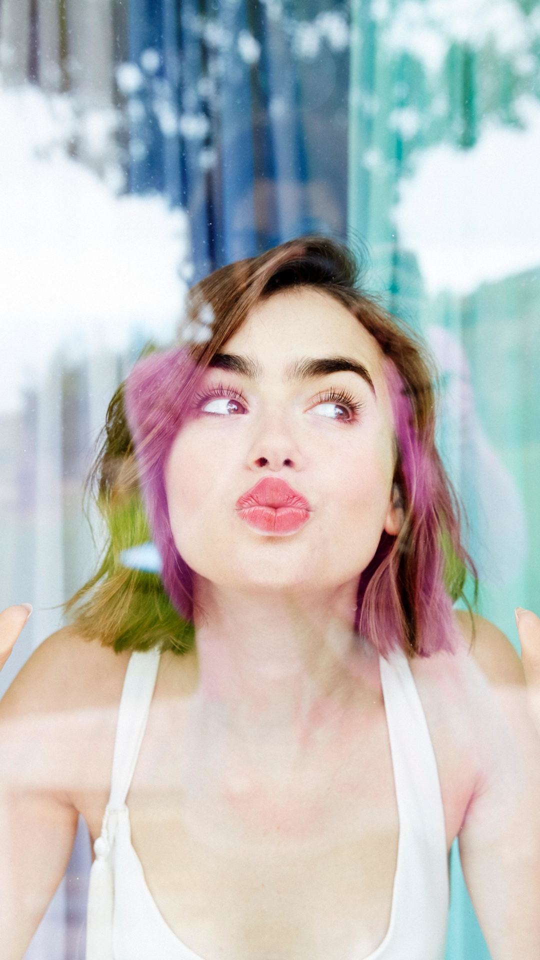 Baixar papel de parede para celular de Celebridade, Lily Collins gratuito.