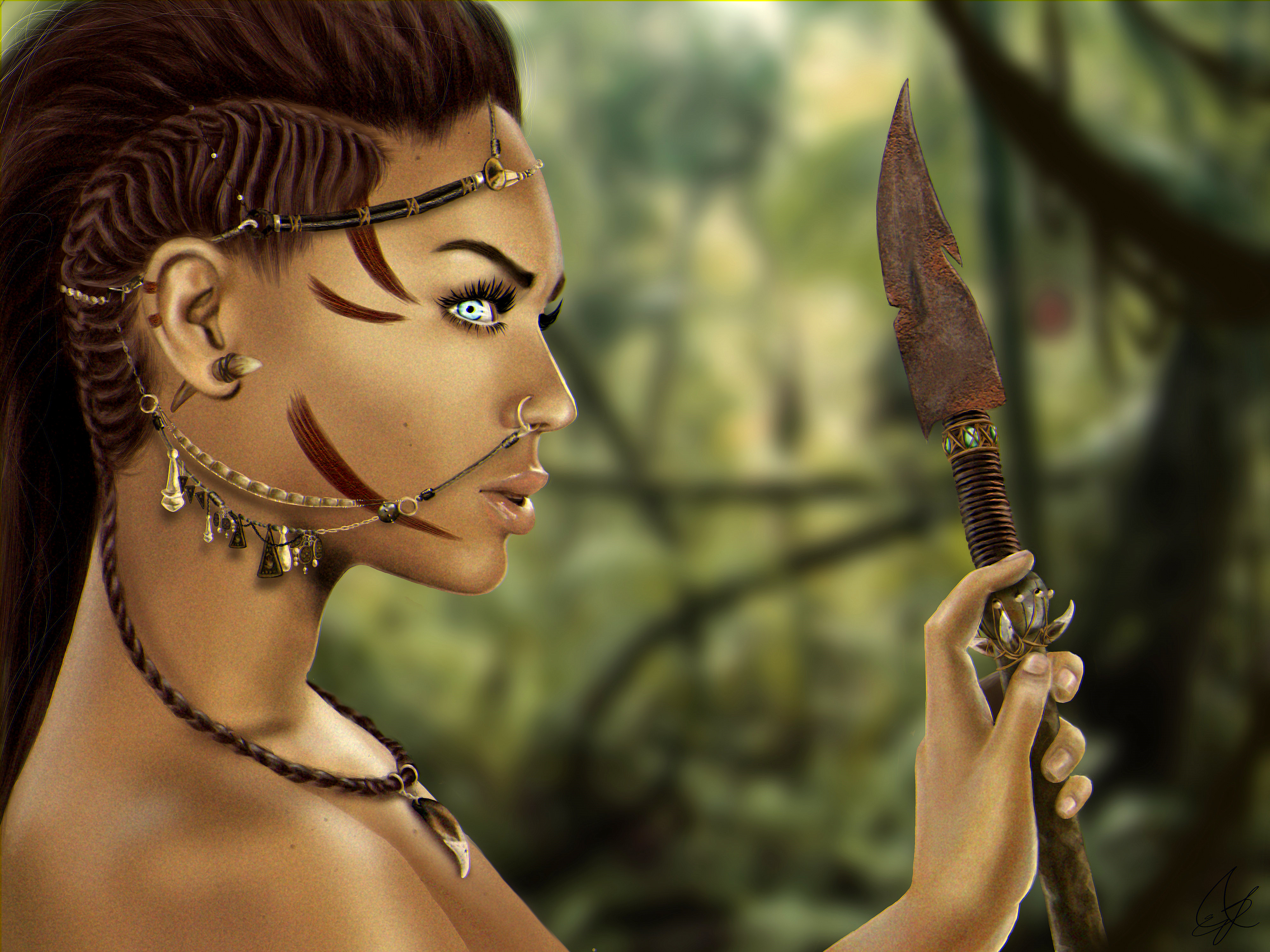 Free download wallpaper Fantasy, Women Warrior on your PC desktop