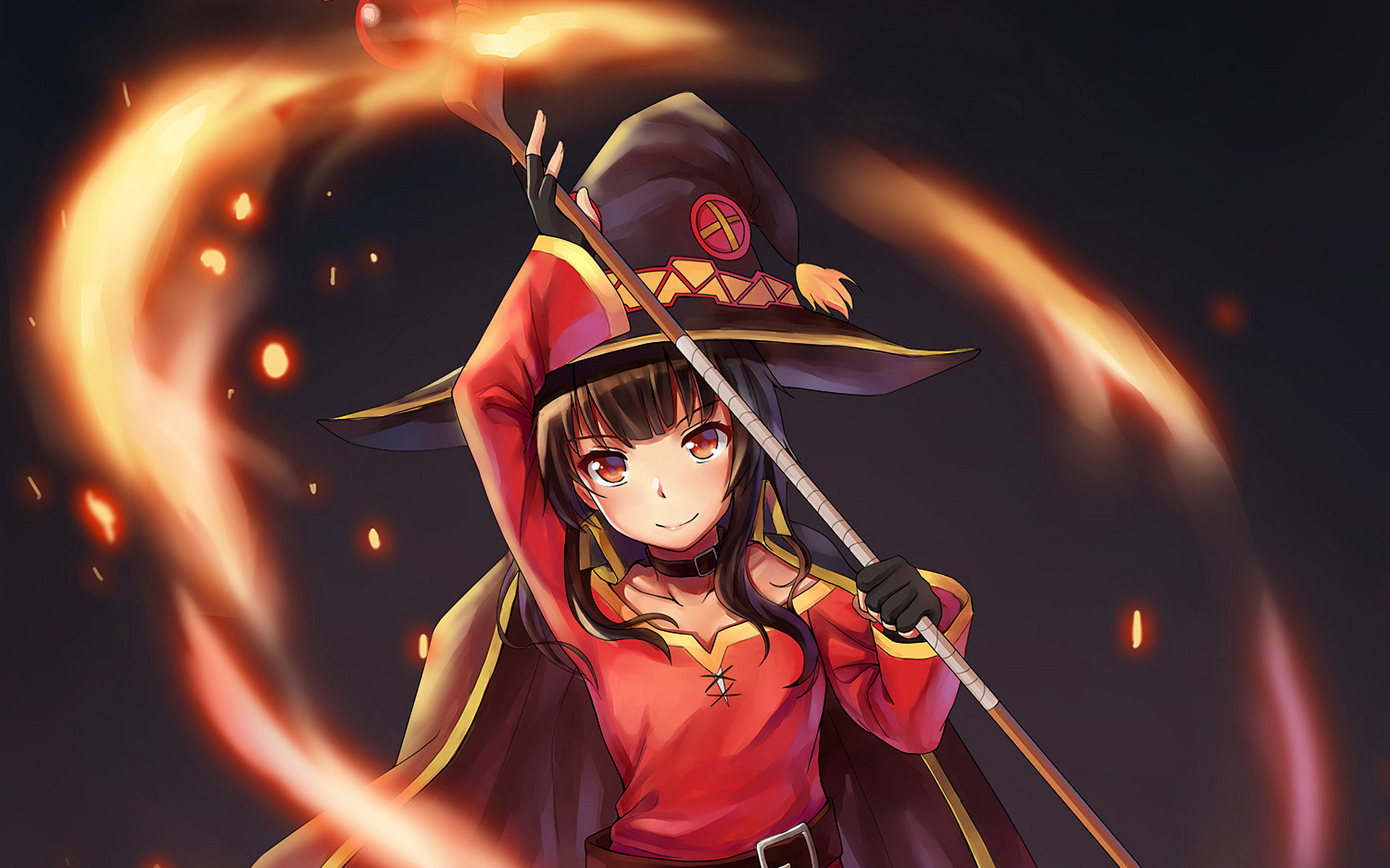 Laden Sie das Animes, Konosuba: God's Blessing On This Wonderful World!, Megumin (Konosuba)-Bild kostenlos auf Ihren PC-Desktop herunter