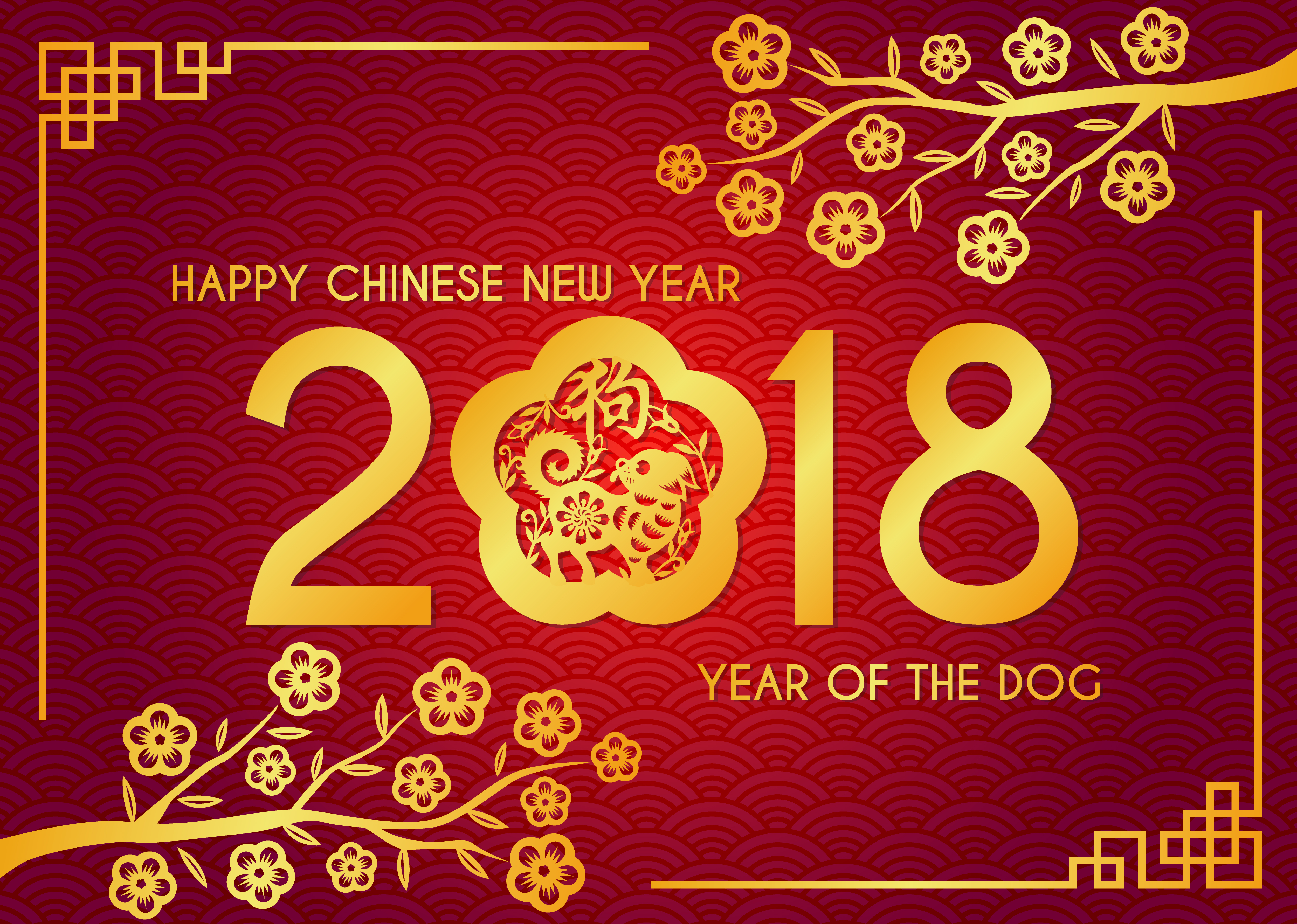 Download mobile wallpaper New Year, Holiday, Chinese New Year for free.