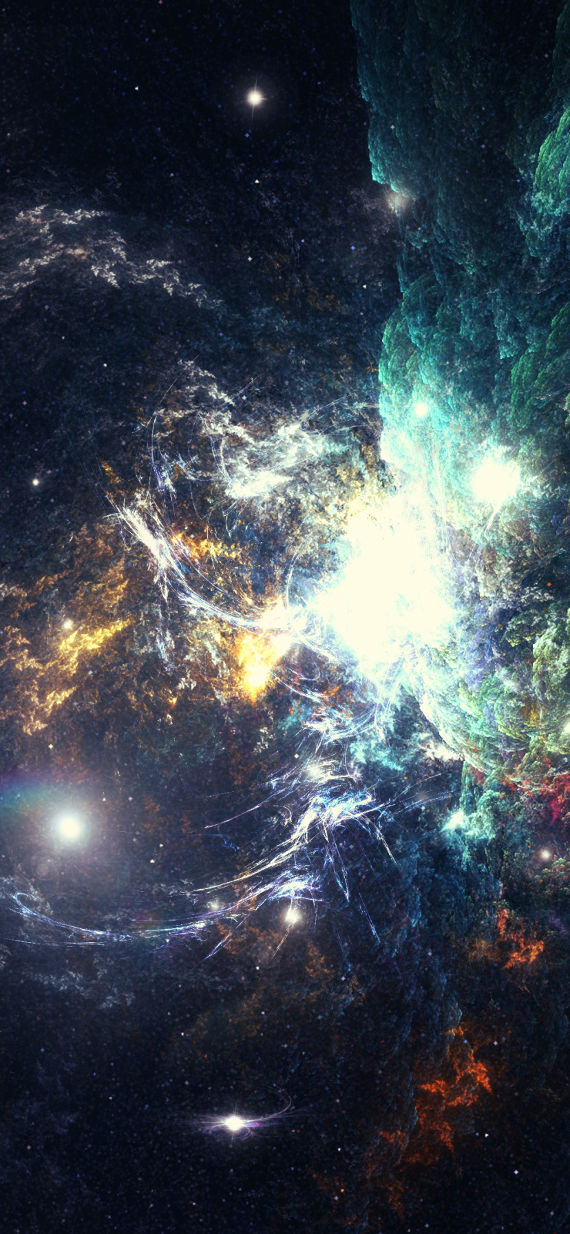 Download mobile wallpaper Stars, Nebula, Space, Sci Fi for free.