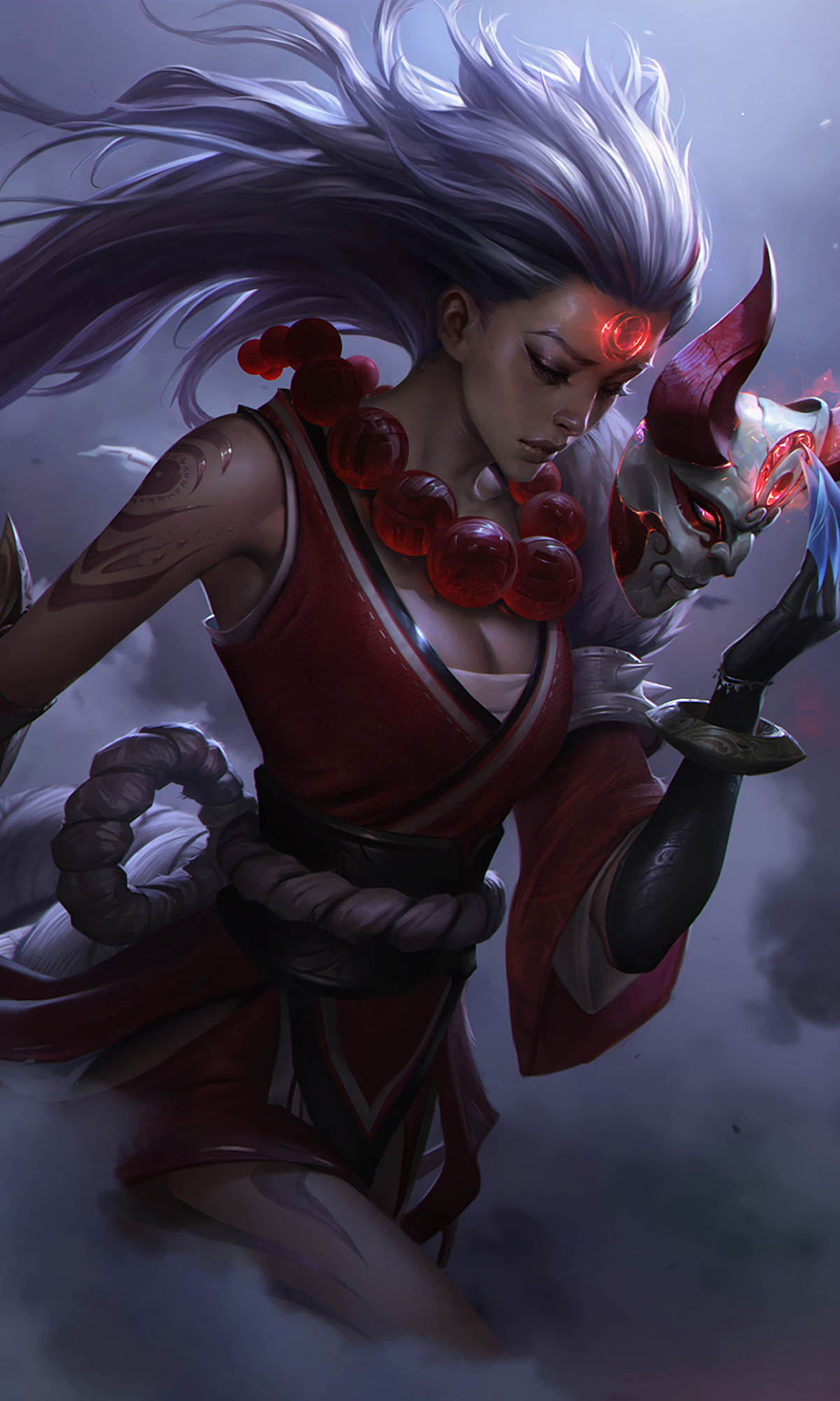 Download mobile wallpaper League Of Legends, Video Game, Diana (League Of Legends) for free.