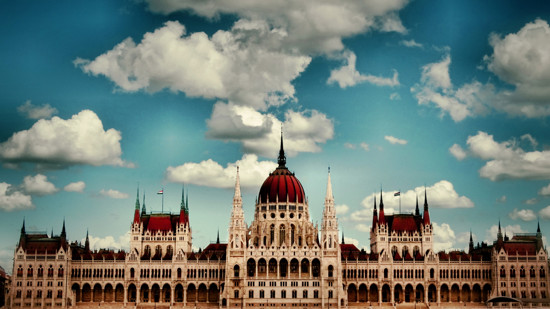 Téléchargez des papiers peints mobile Hongrie, Palais, Architecture, Les Monuments, Construction Humaine, Parlement Hongrois gratuitement.