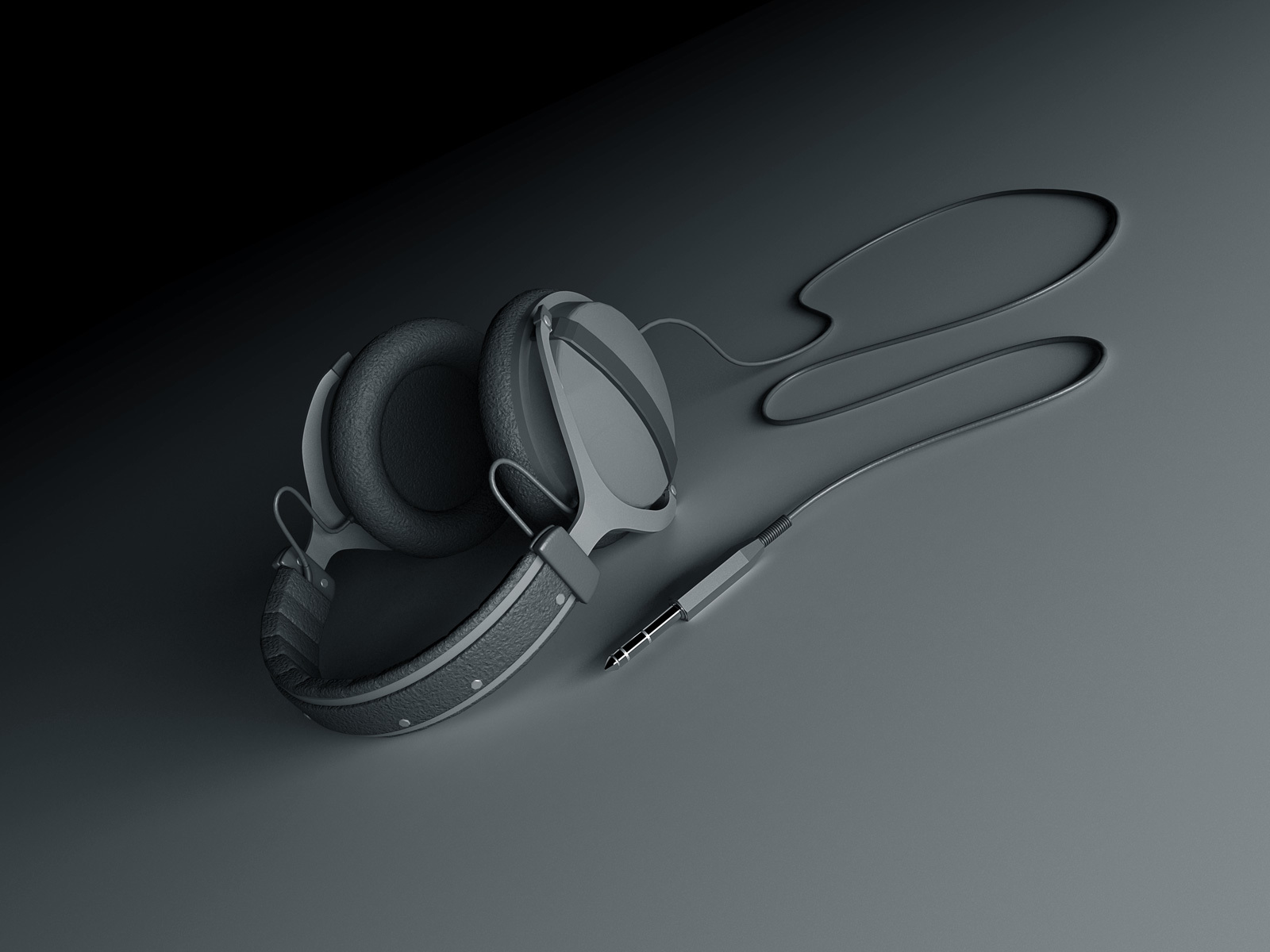 music, headphones, objects Full HD